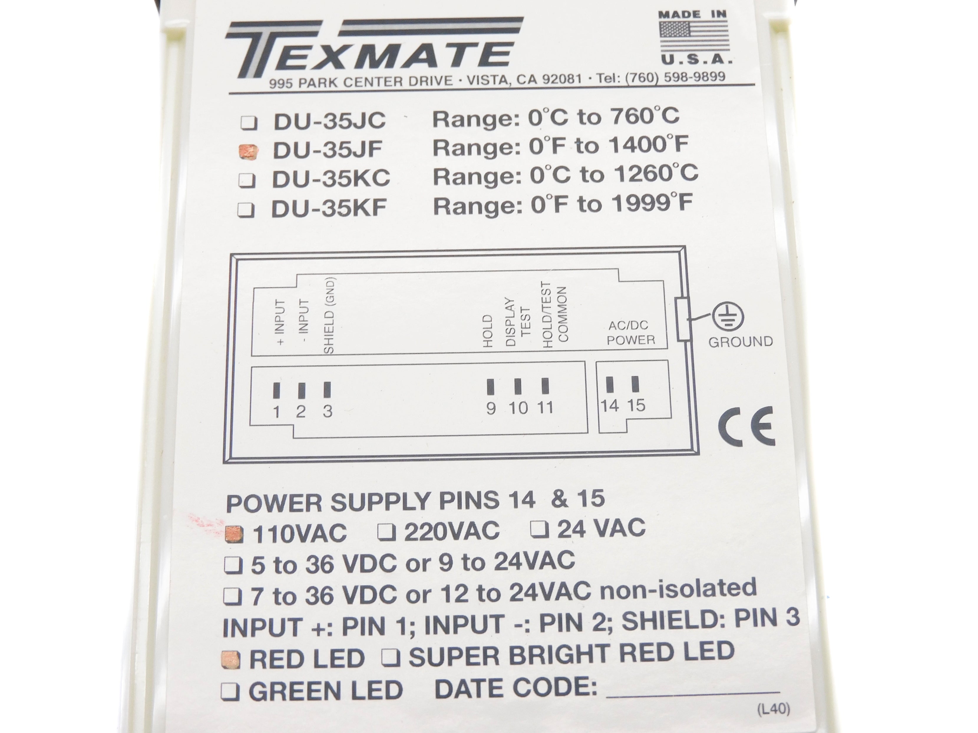 TEXMATE DU-35JF NSMP