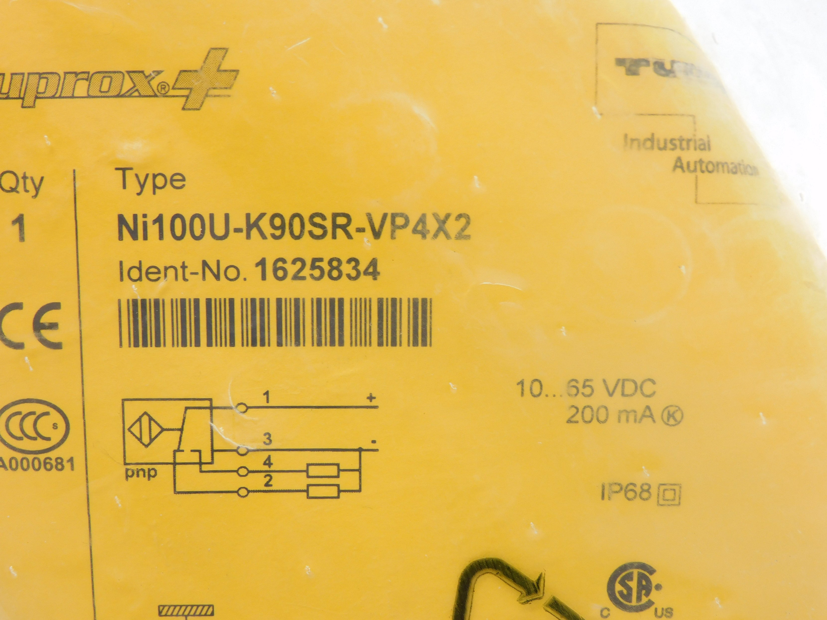 TURCK Ni100U-K90SR-VP4X2 NSMP