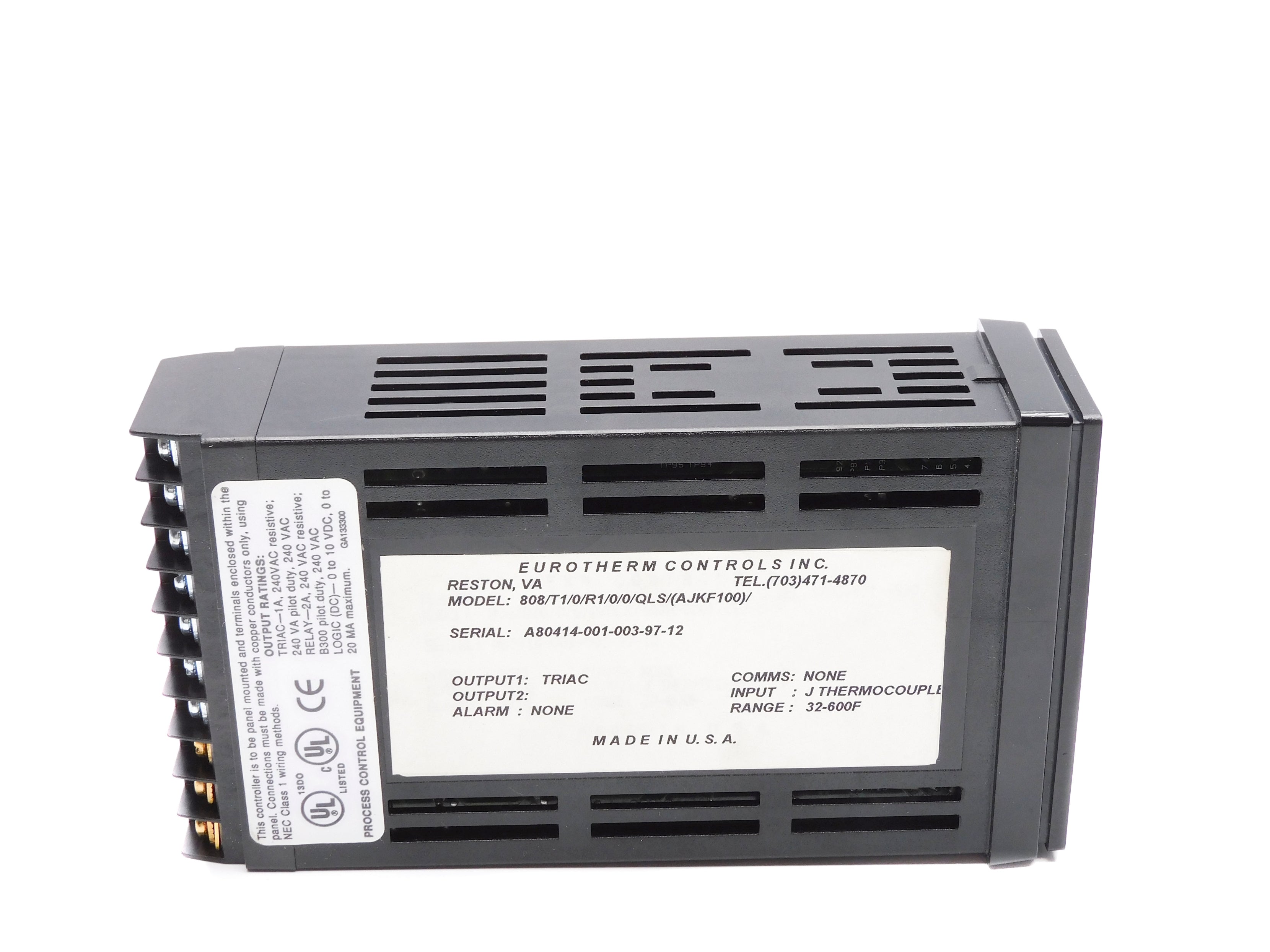 EUROTHERM 808/T1/0/R1/0/0/QLS/(AJKF100)/ NSNP