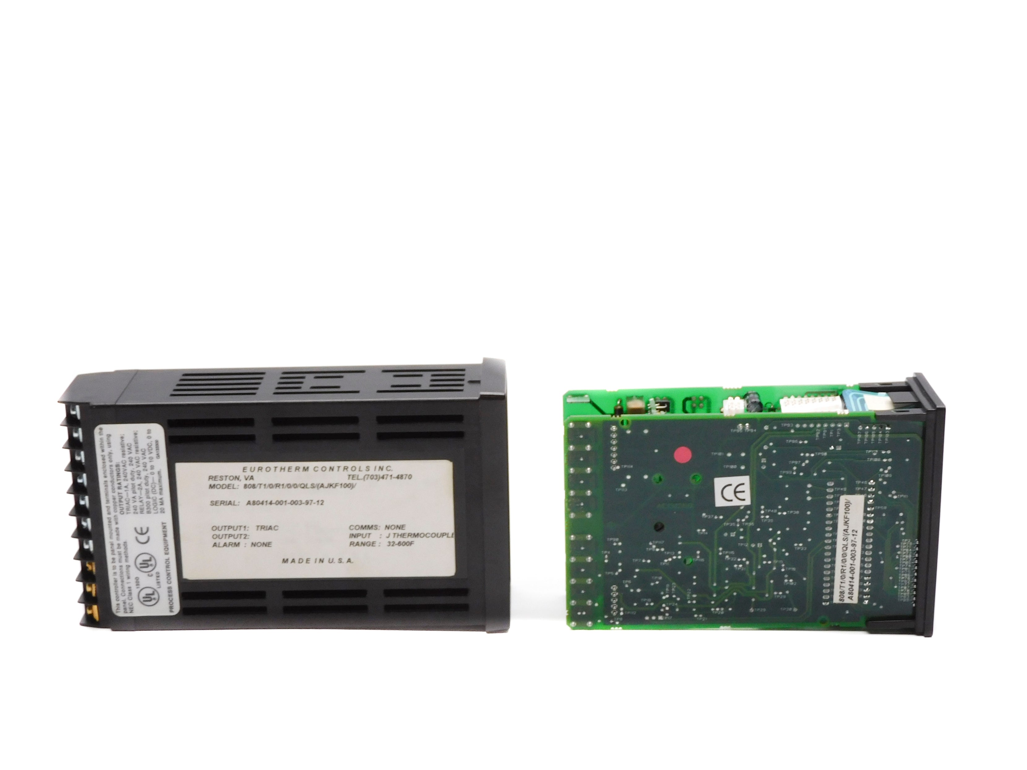 EUROTHERM 808/T1/0/R1/0/0/QLS/(AJKF100)/ NSNP