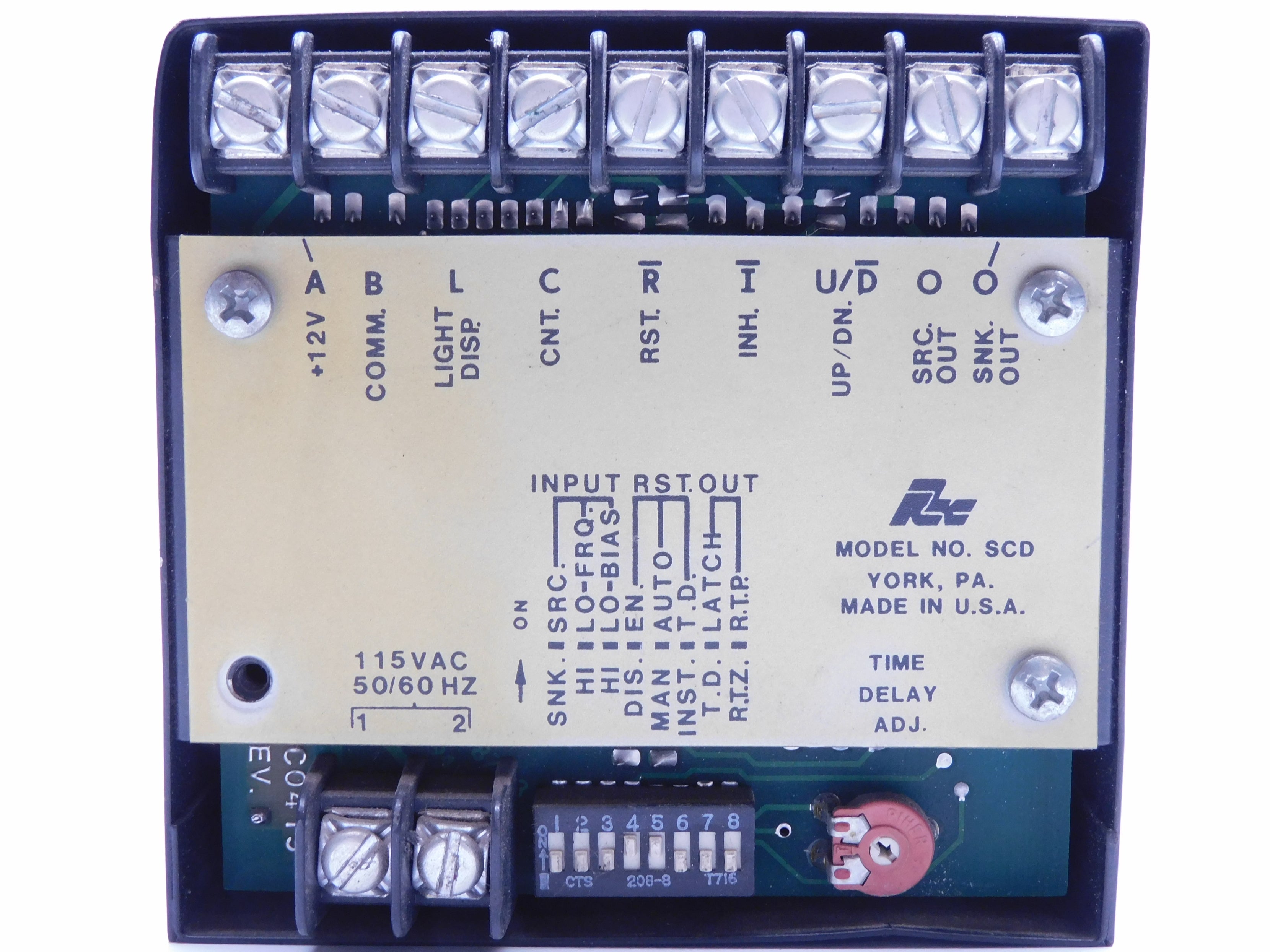 RED LION CONTROLS SCD 115VAC UNMP