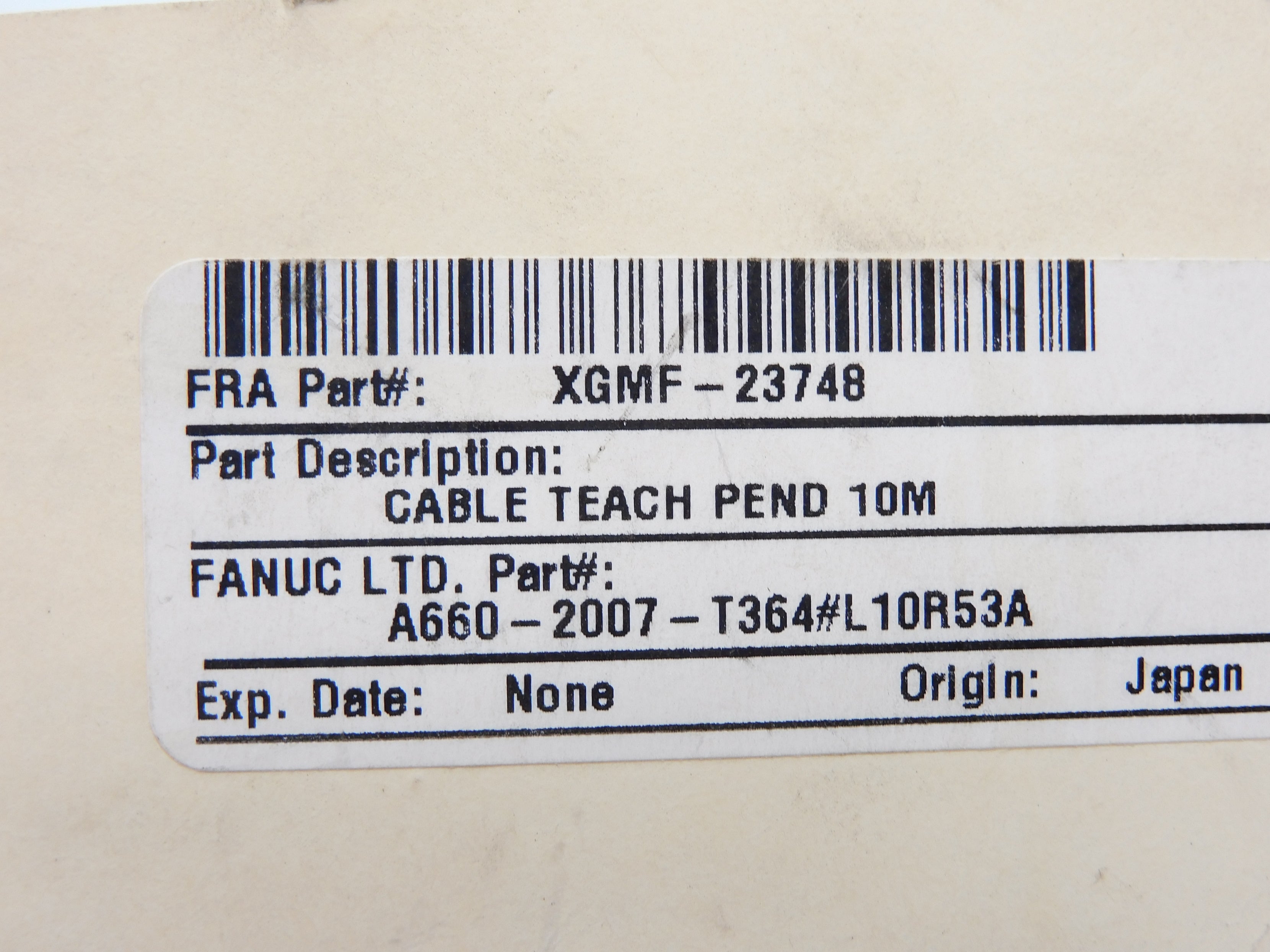 FANUC A660-2007-T3643L10R53A NSNP
