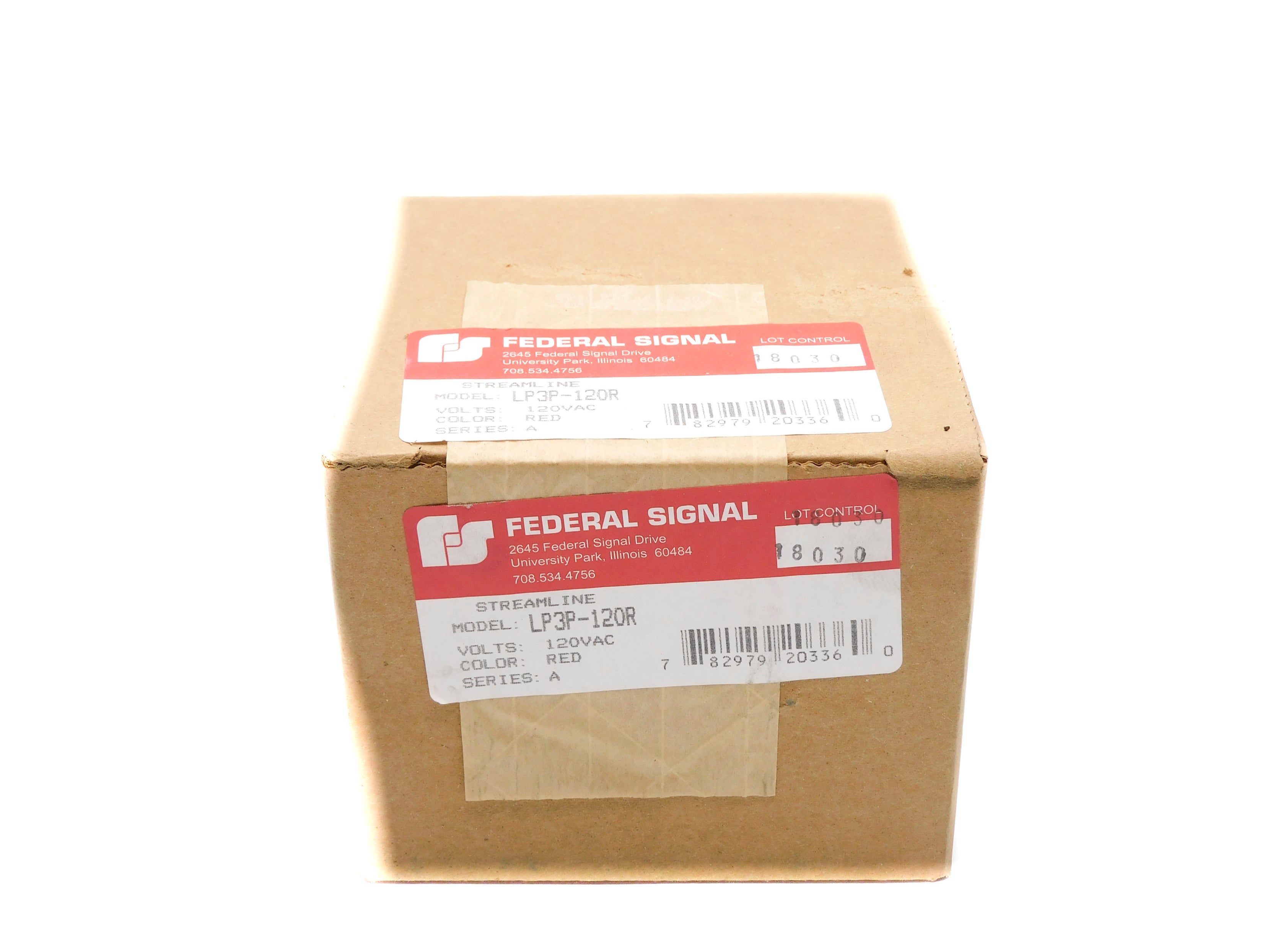 FEDERAL SIGNAL LP3P-120R SER. A 120VAC NSFS