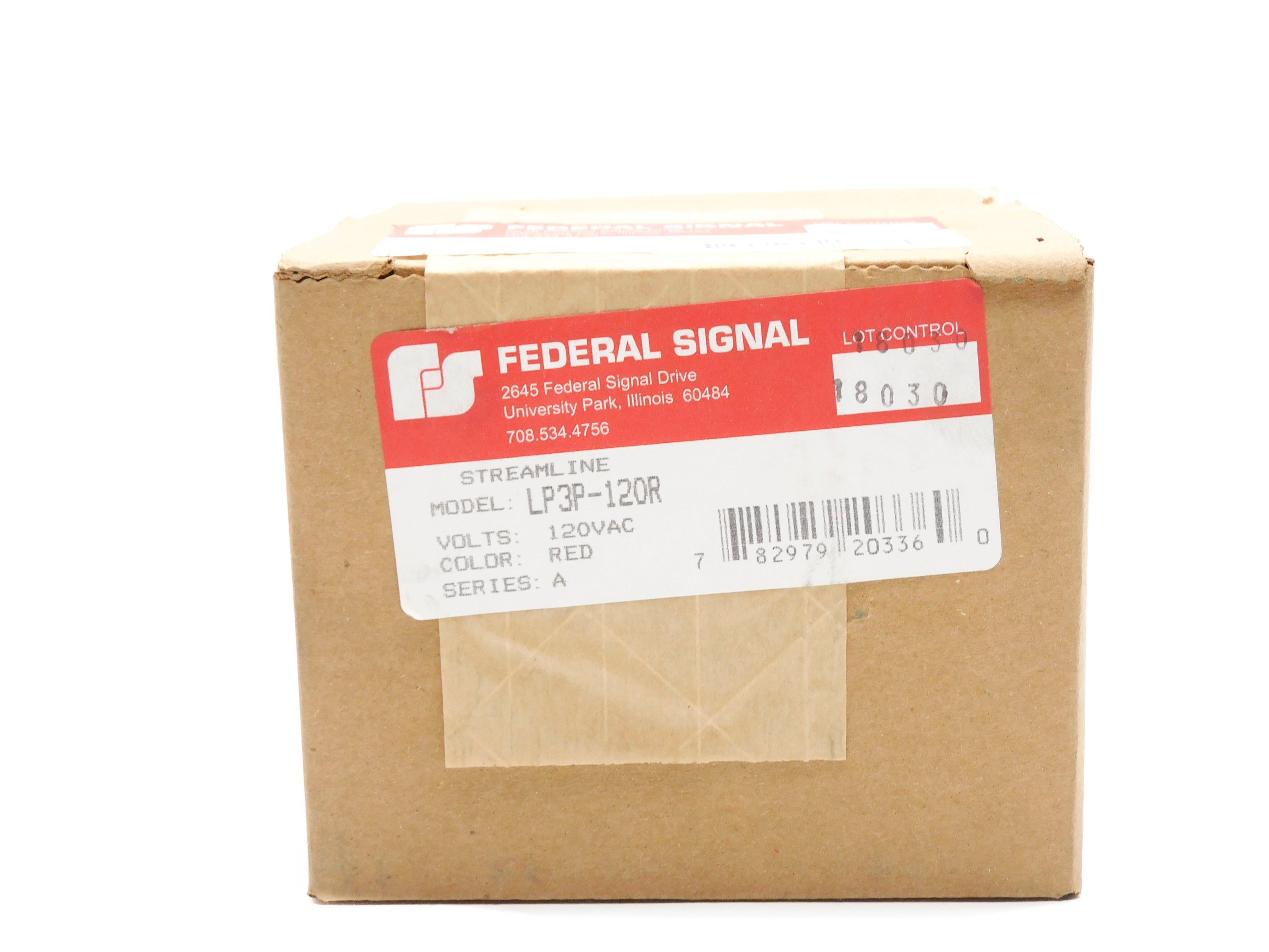 FEDERAL SIGNAL LP3P-120R SER. A 120VAC NSFS