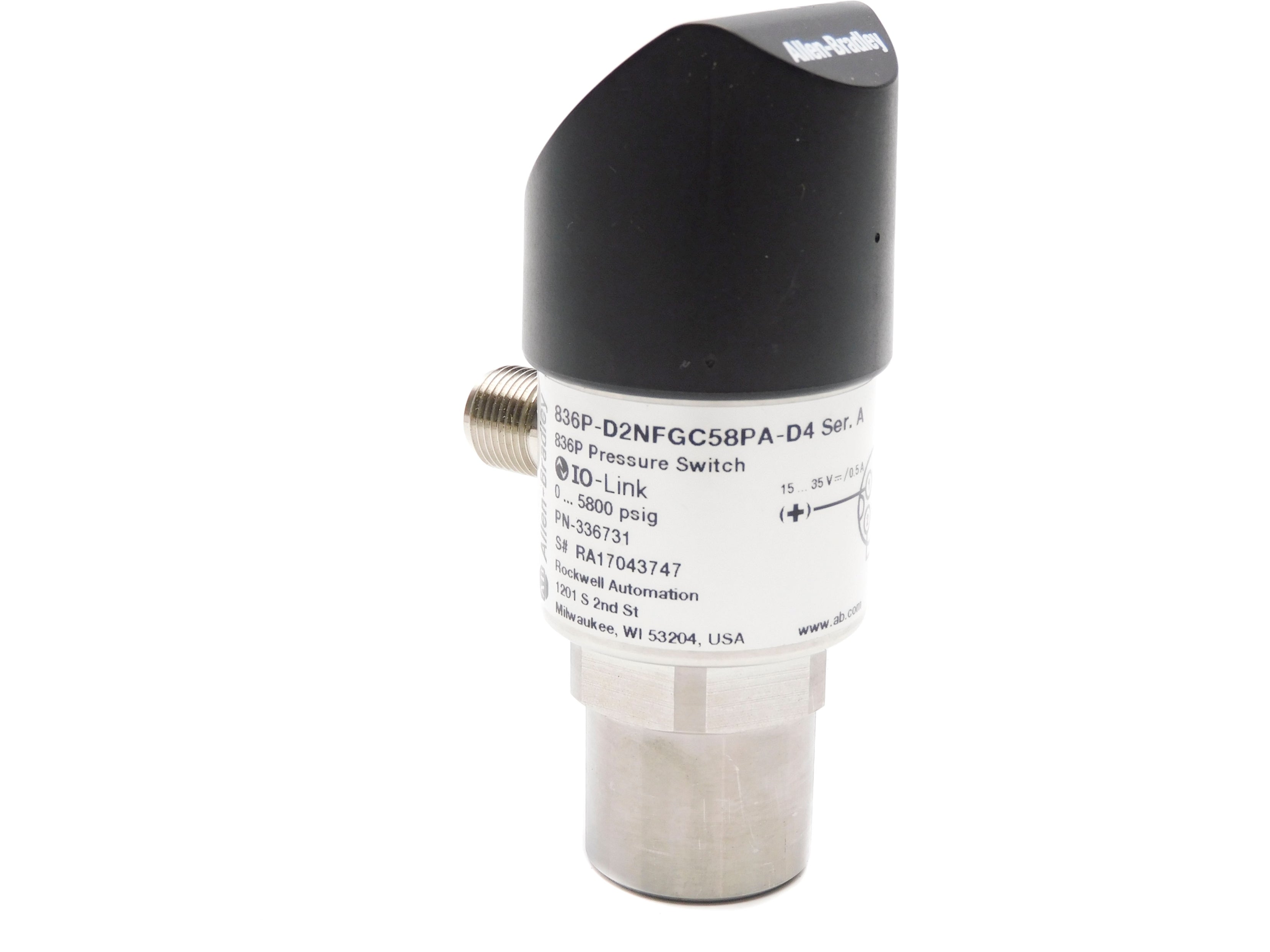 ALLEN BRADLEY 836P-D2NFGC58PA-D4 SER. A (WH) NSMP