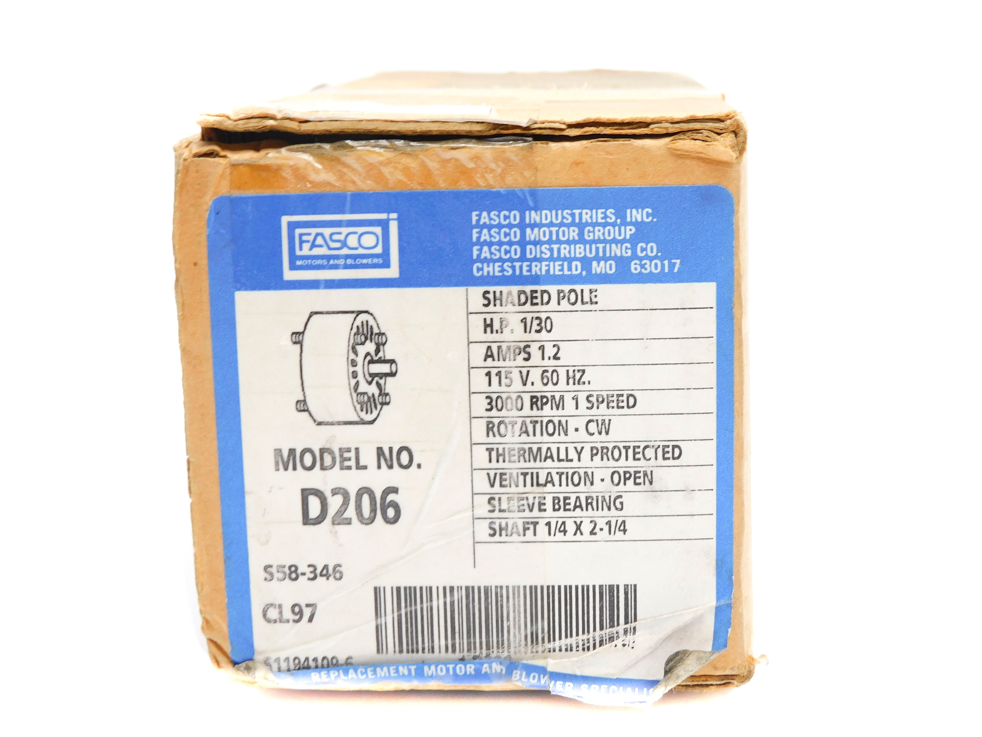 FASCO D206 NSMP