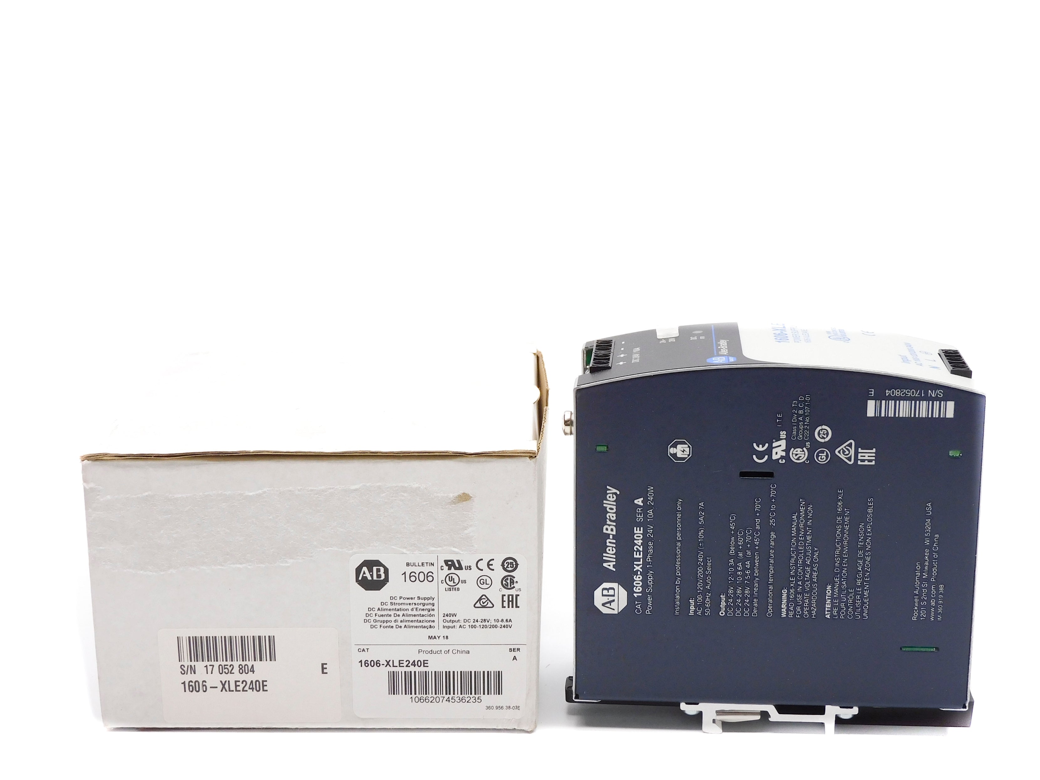 ALLEN BRADLEY 1606-XLE240E SER. A (WH) NSMP