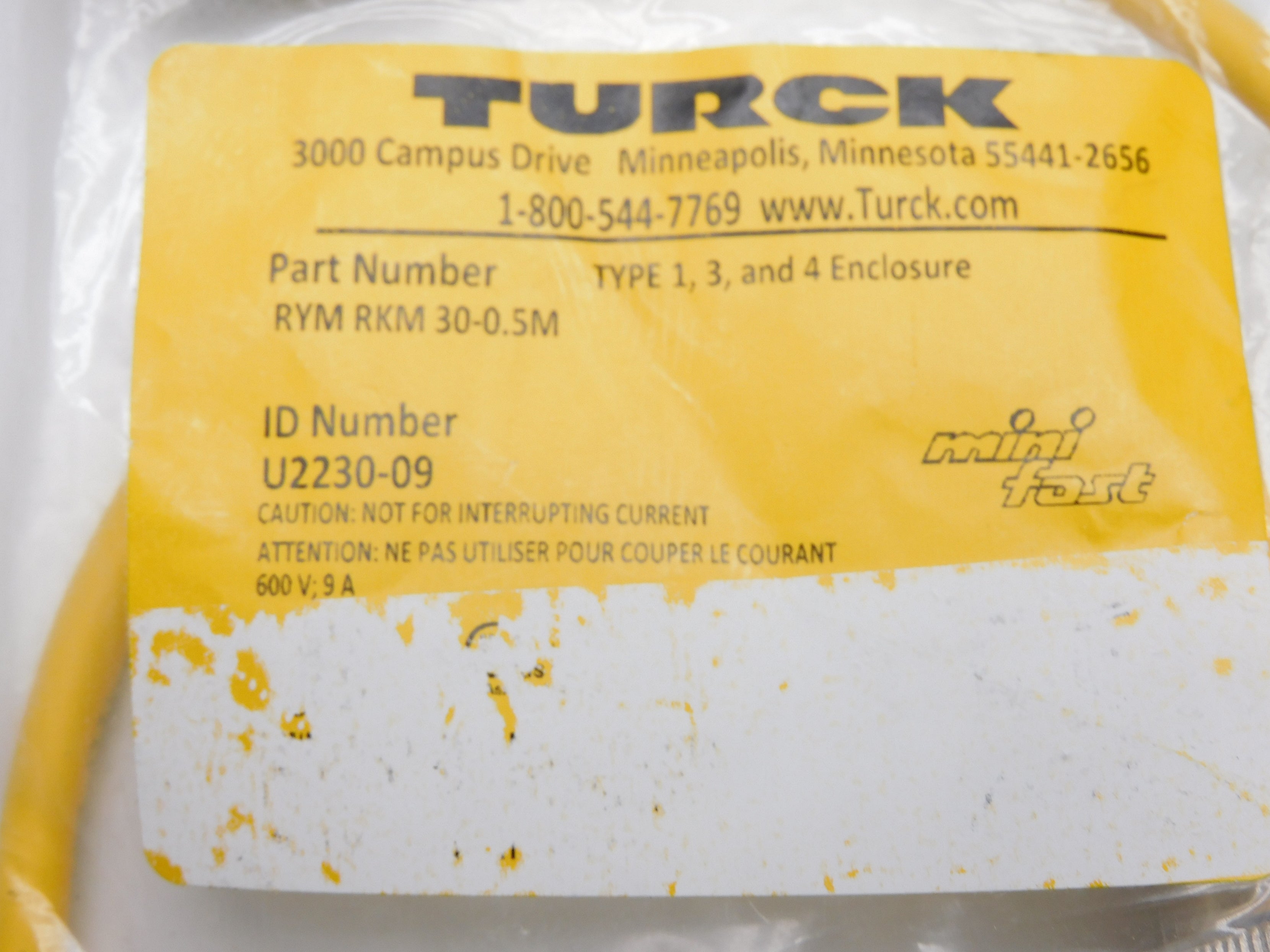 TURCK RYMRKM30-0.5M NSMP