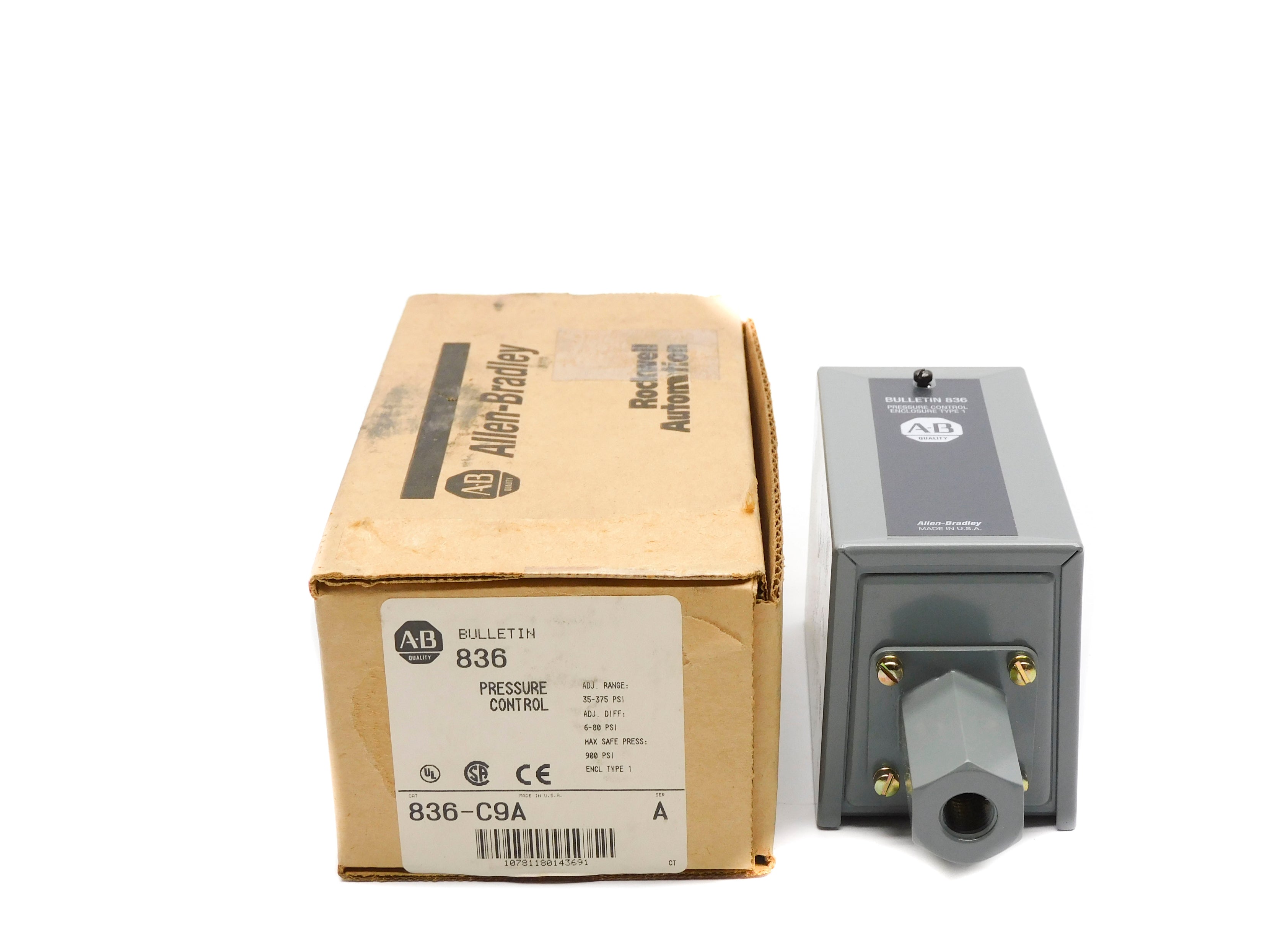 ALLEN BRADLEY 836-C9A SER. A (BR/WH) NSMP