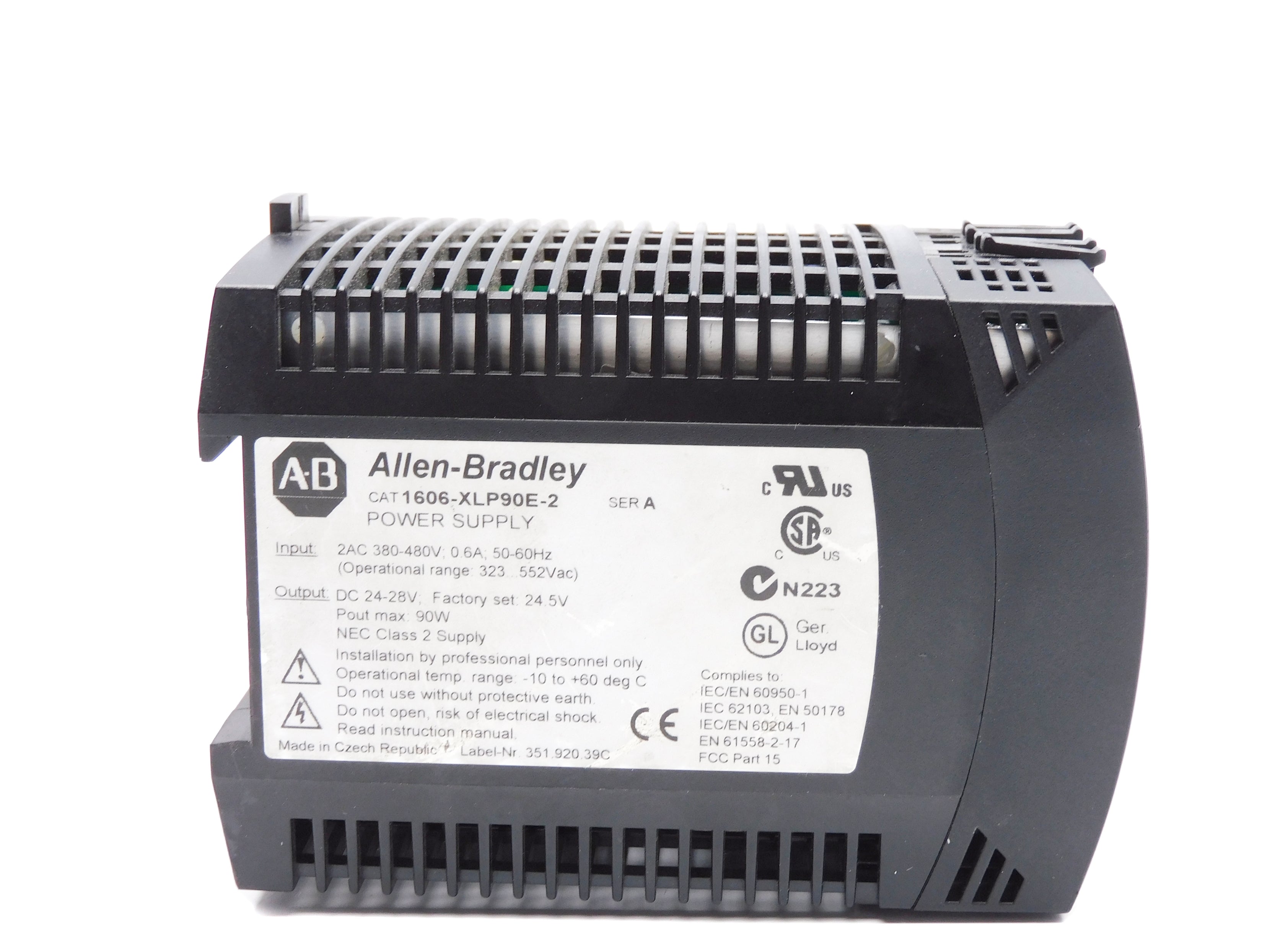 ALLEN BRADLEY 1606-XLP90E-2 SER. A NSNP