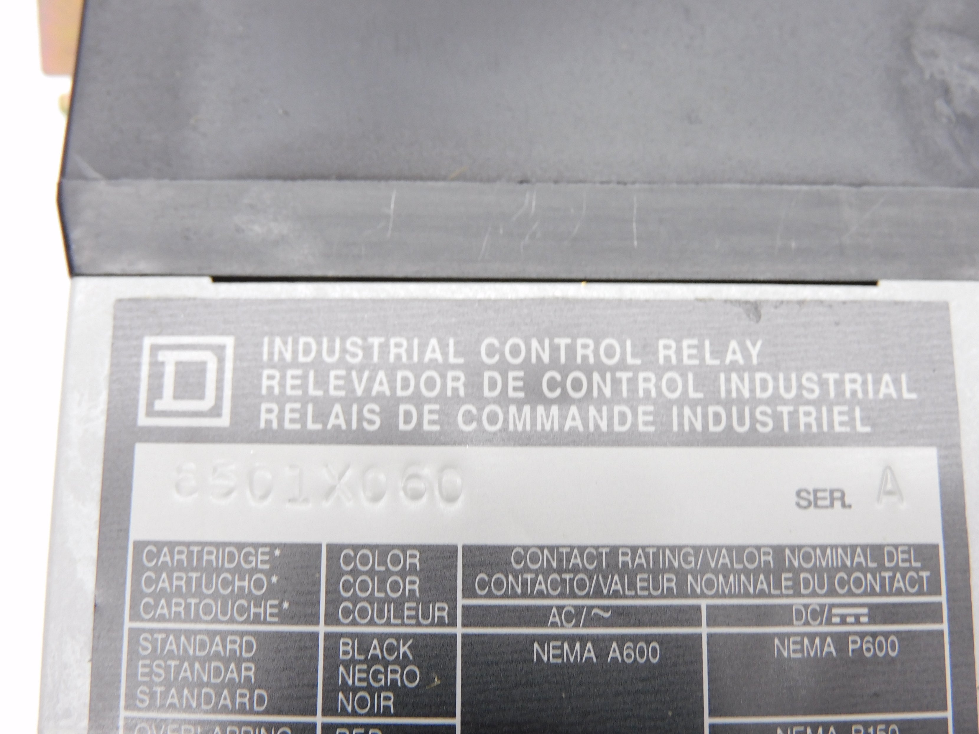 SQUARE D 8501XO60V02 SER. A 120V NSMP