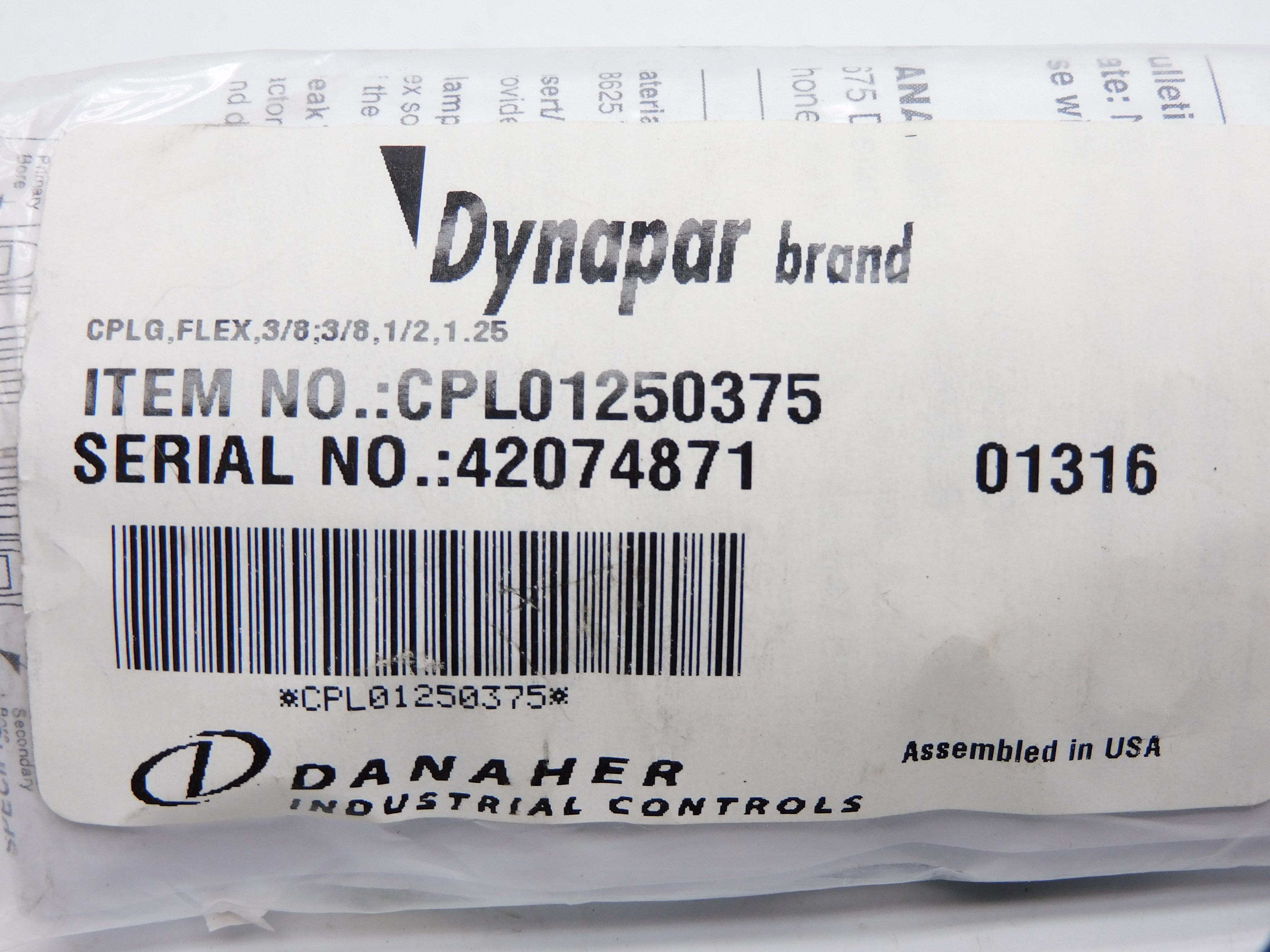 DYNAPAR CPL01250375 NSMP