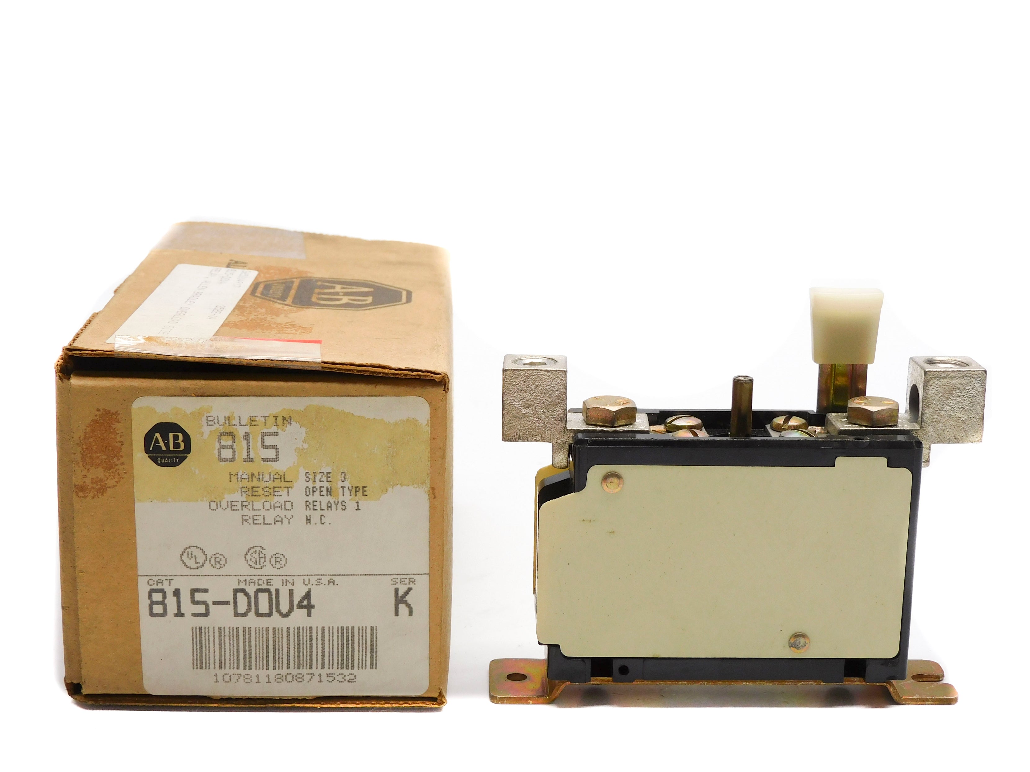 INDUSTRIAL SPARE PART 815-DOV4 SER. K 600VAC (BR/WH) NSMP