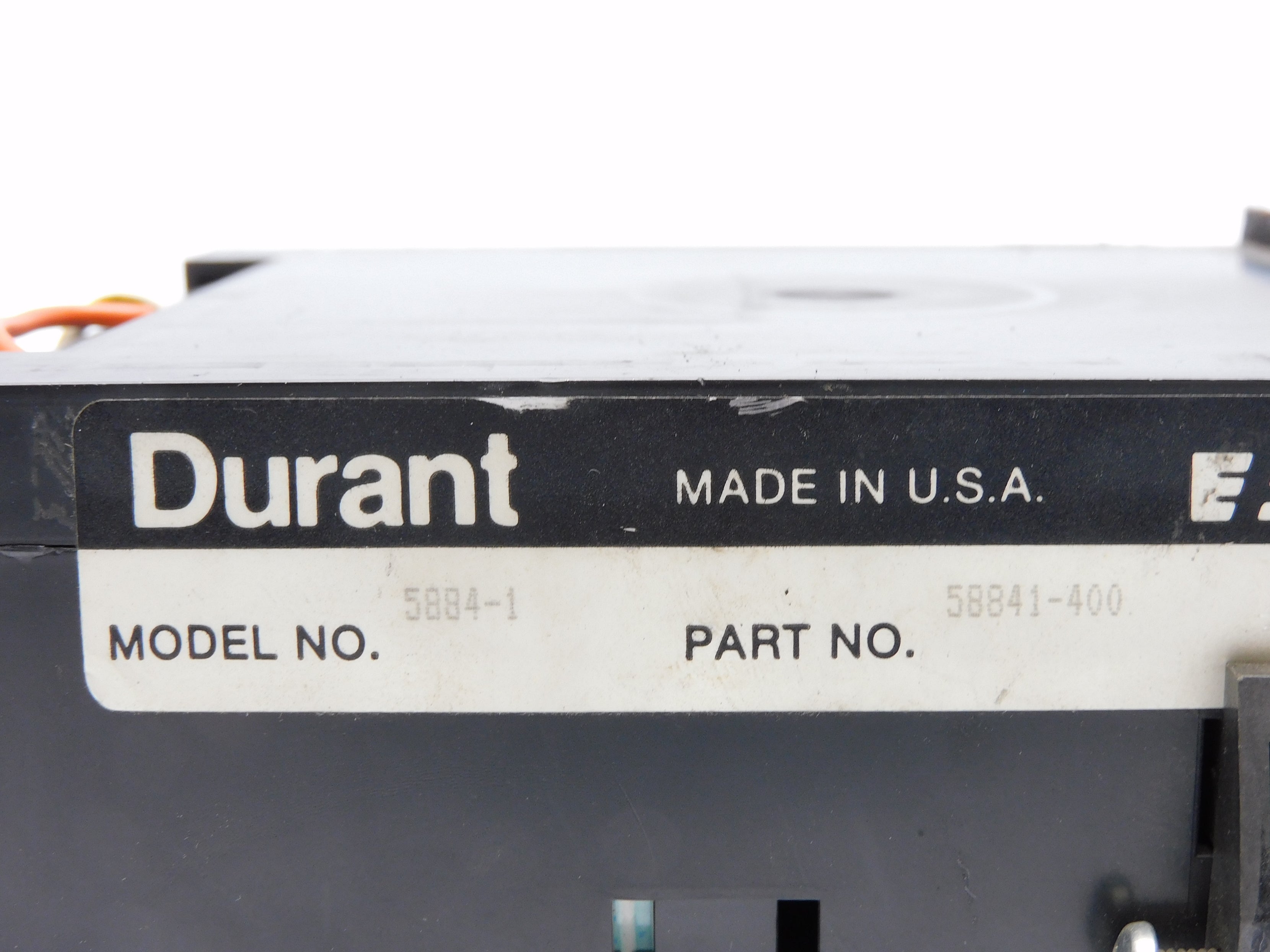 DURANT 5884-1 UNMP