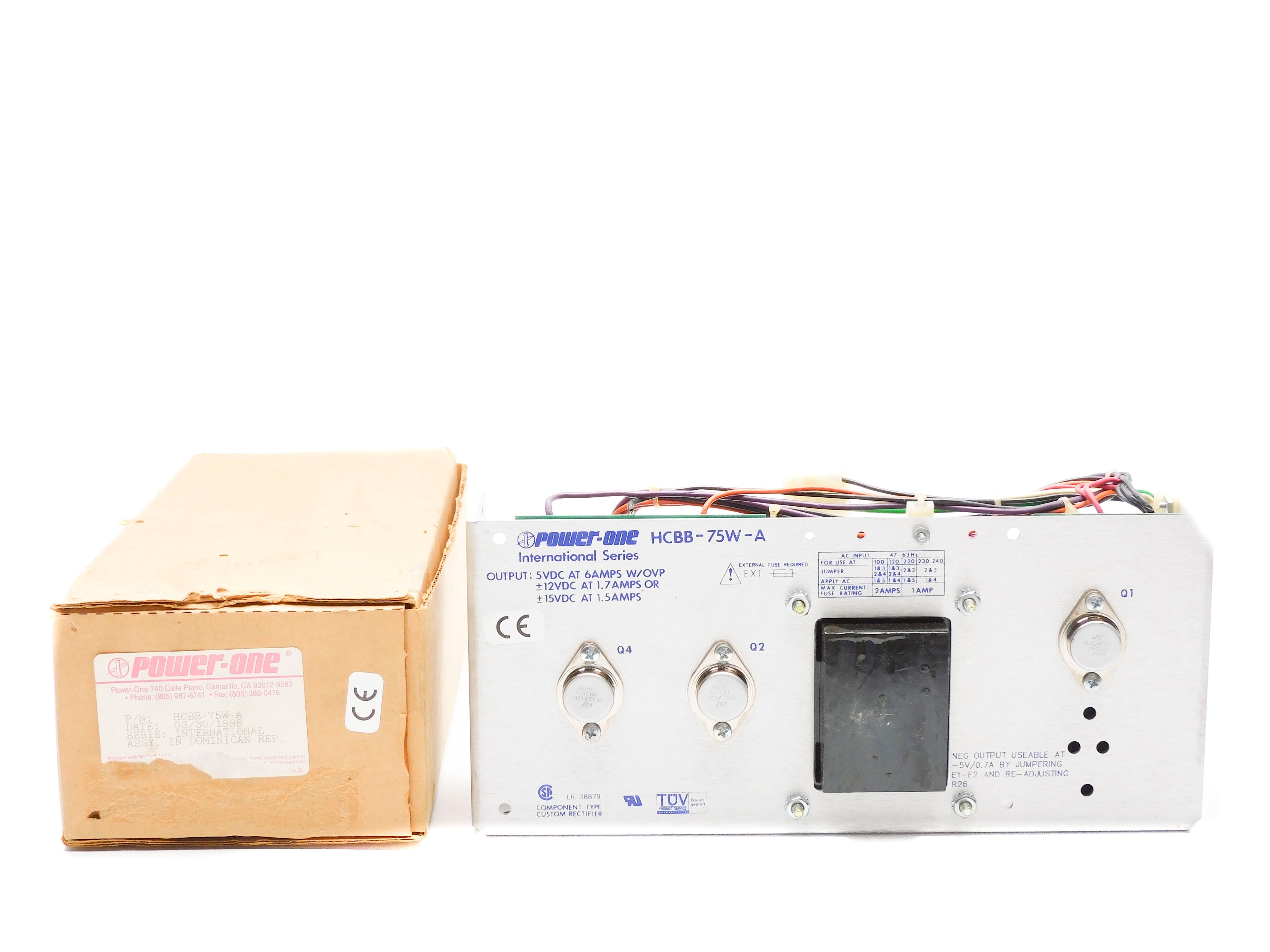 POWER-ONE HCBB-75W-A NSMP