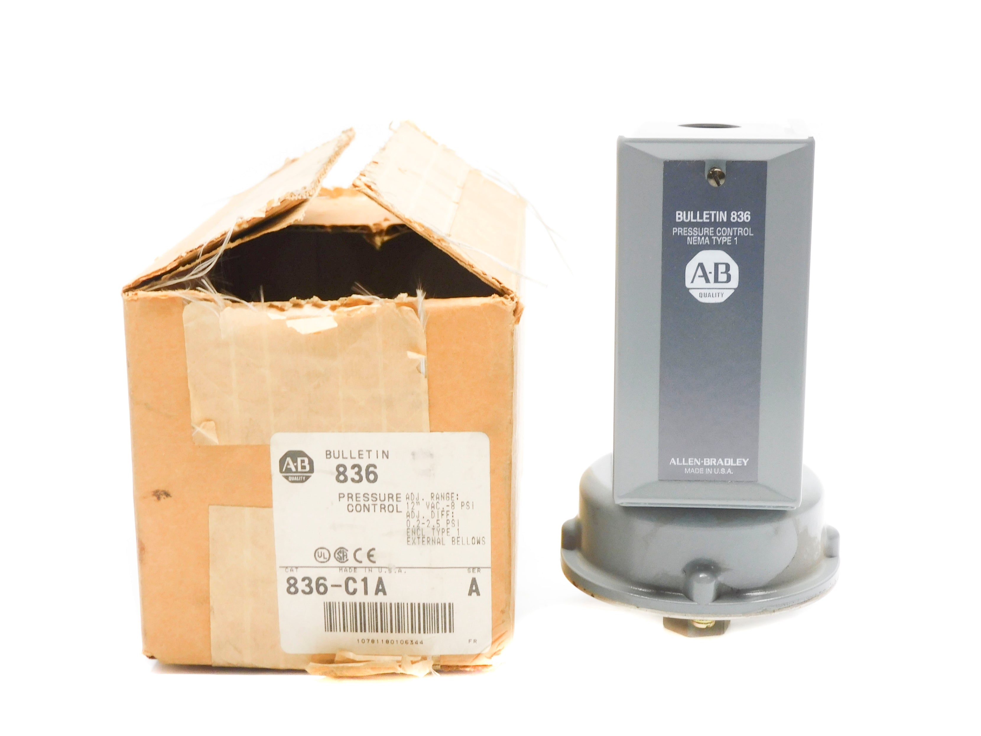 INDUSTRIAL SPARE PART 836-C1A SER. A 8PSI (BR/WH) NSMP