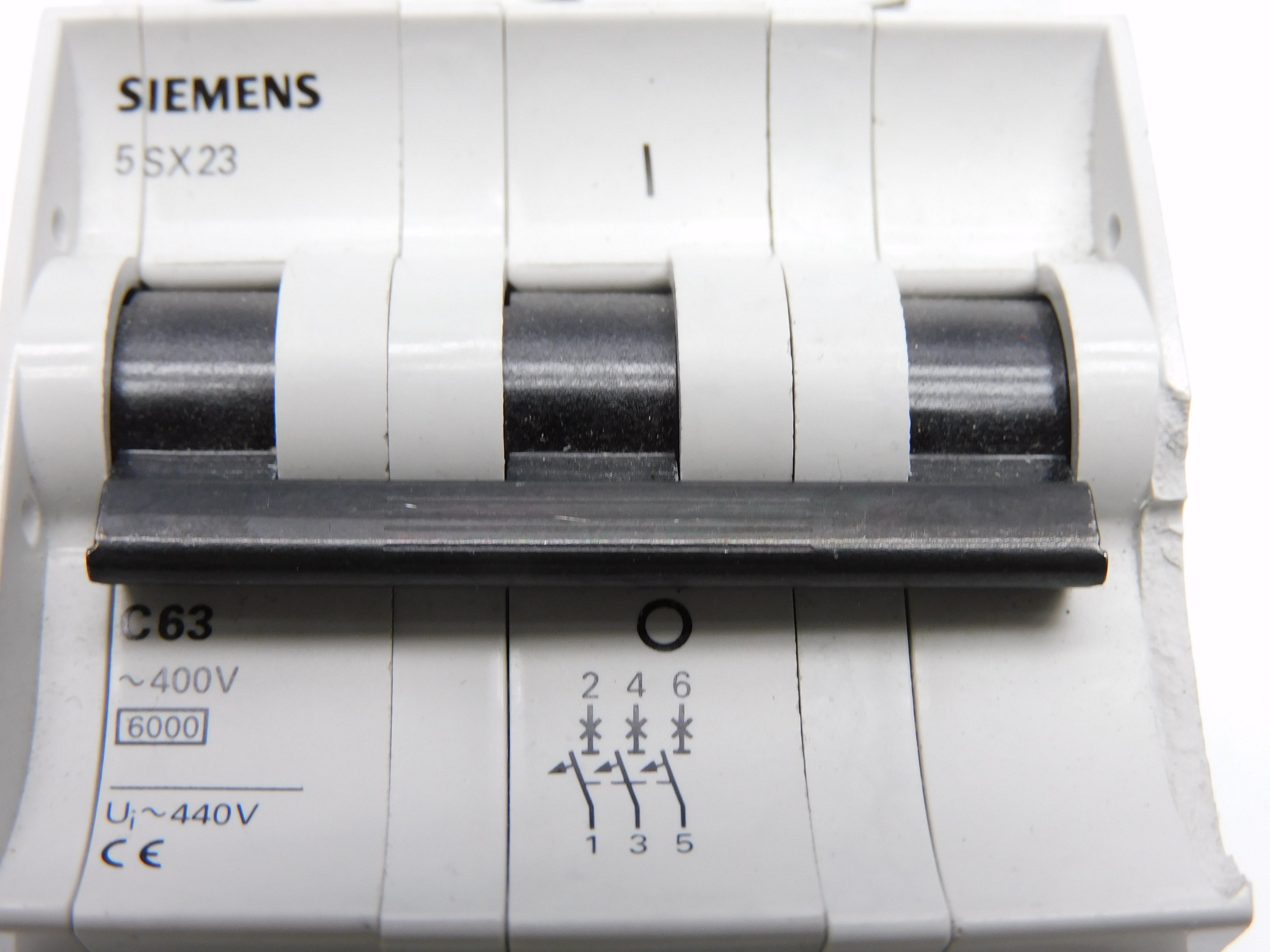 SIEMENS 5SX23-C63 63A 400/440V (AS PICTURED) NSNP