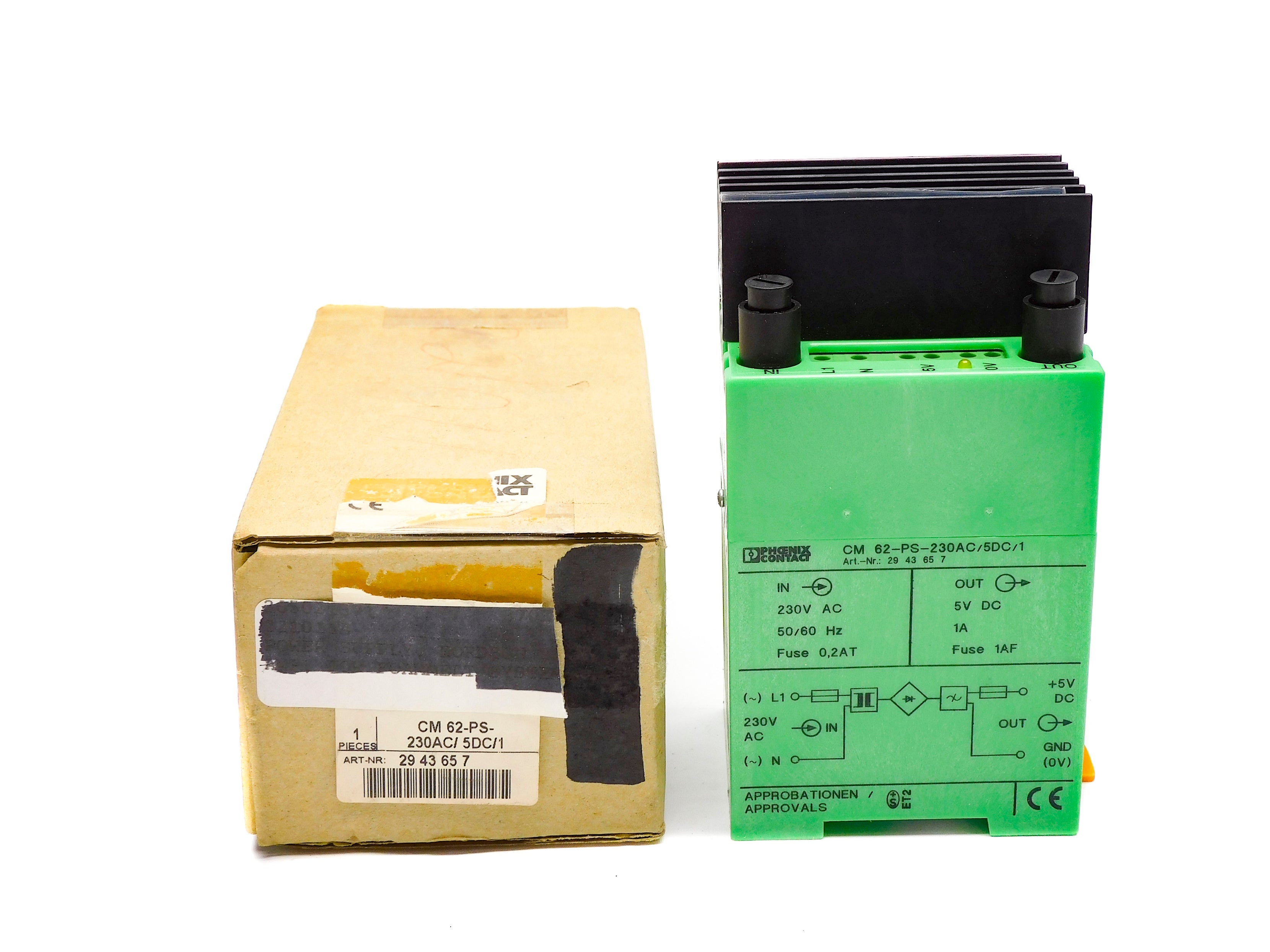 PHOENIX CONTACT CM62-PS-230AC/5DC/1 NSMP