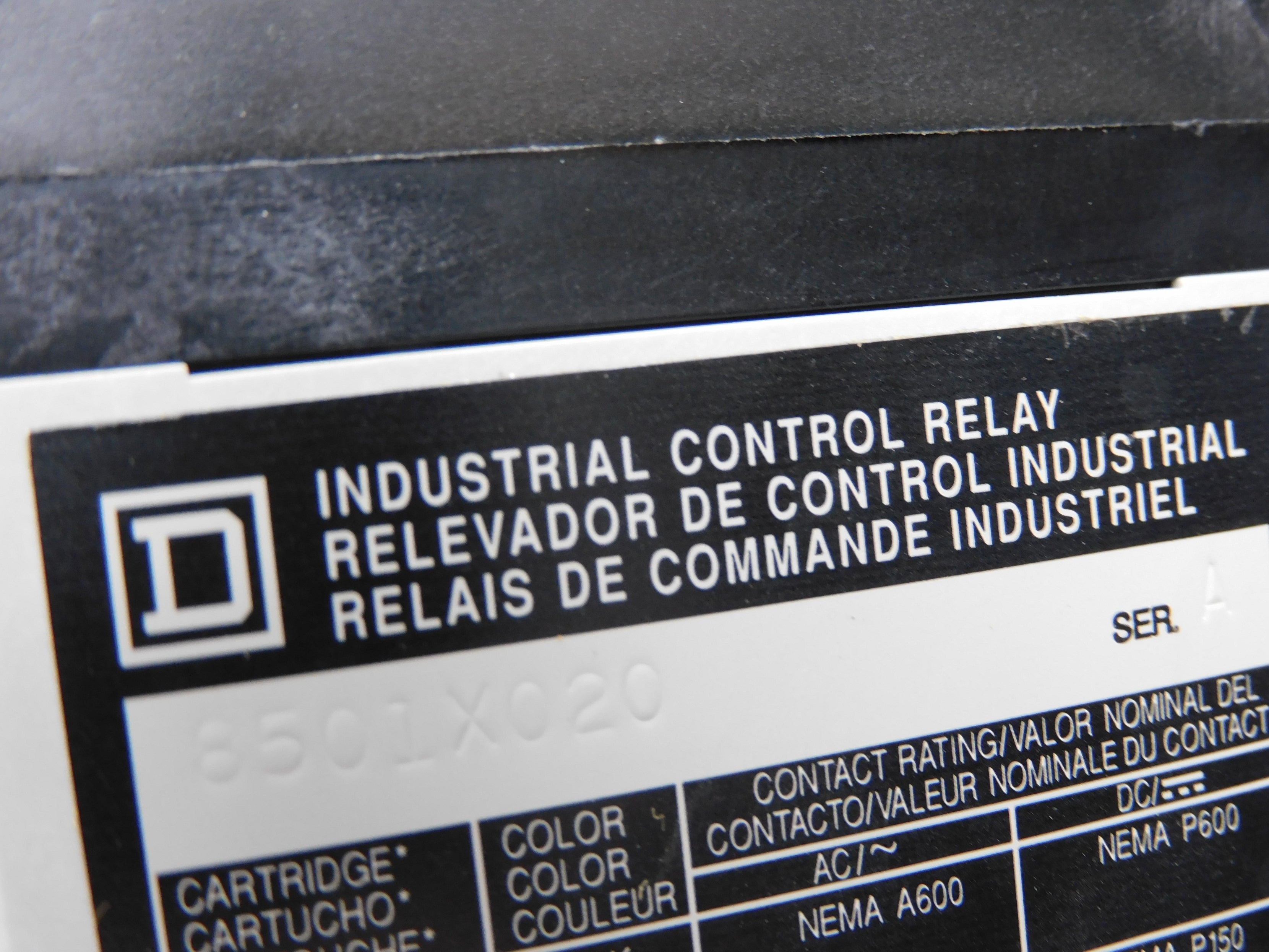SQUARE D 8501XO20V03 SER. A 240/220V NSMP