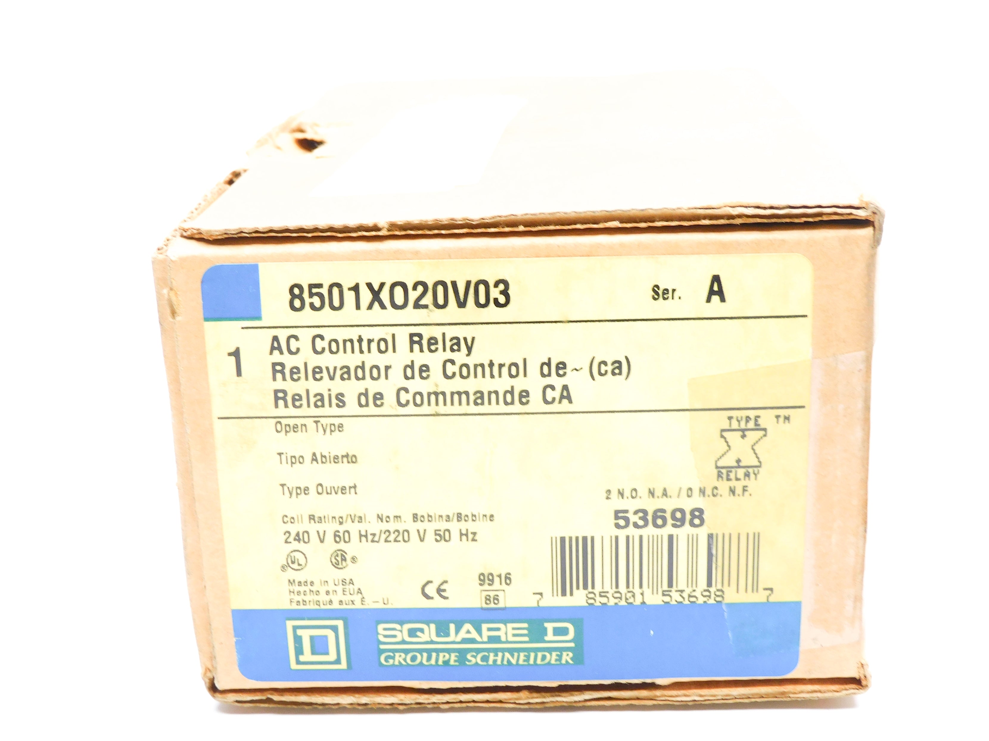 SQUARE D 8501XO20V03 SER. A 240/220V NSMP