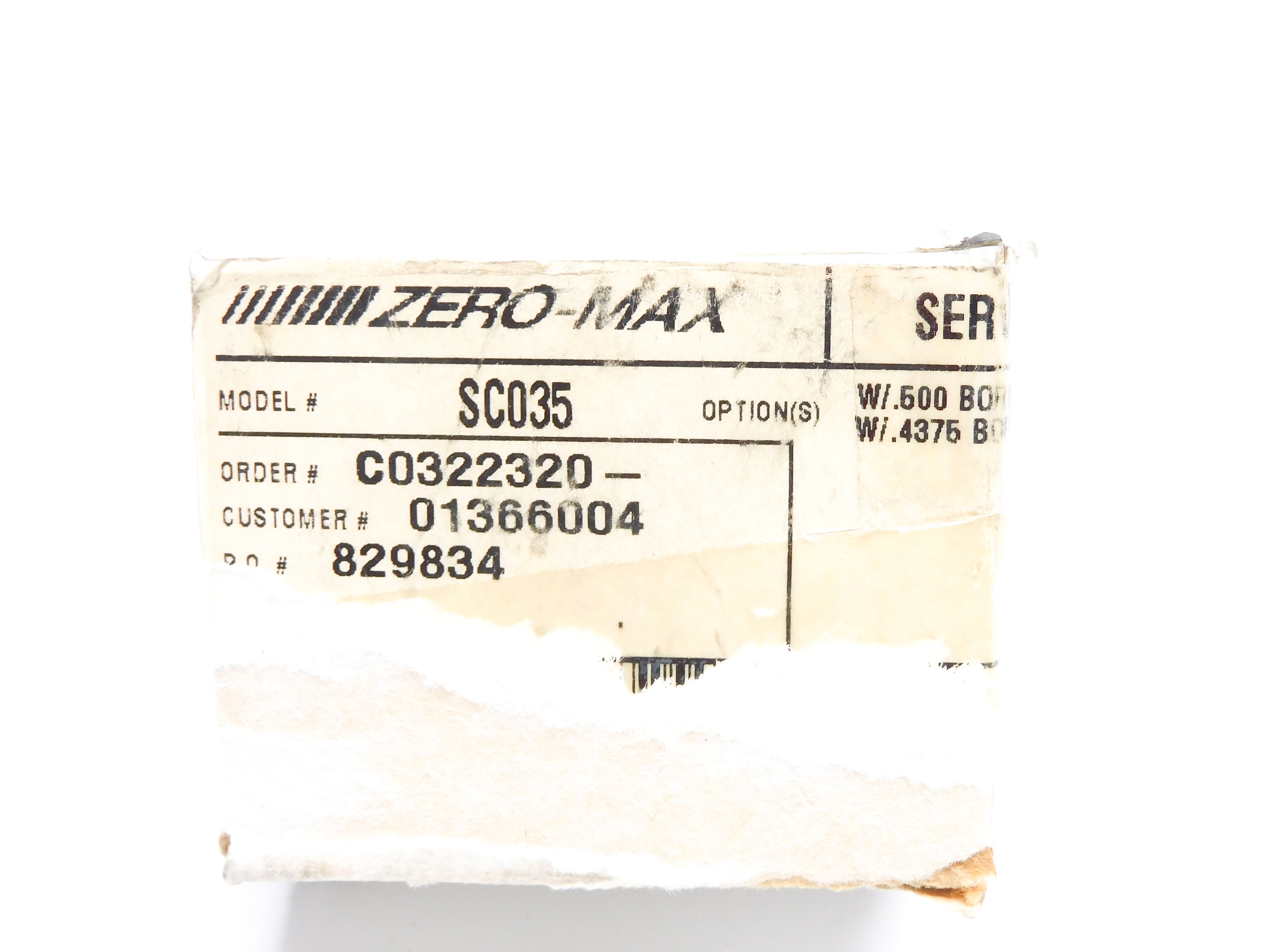 ZERO-MAX SC035 NSMP