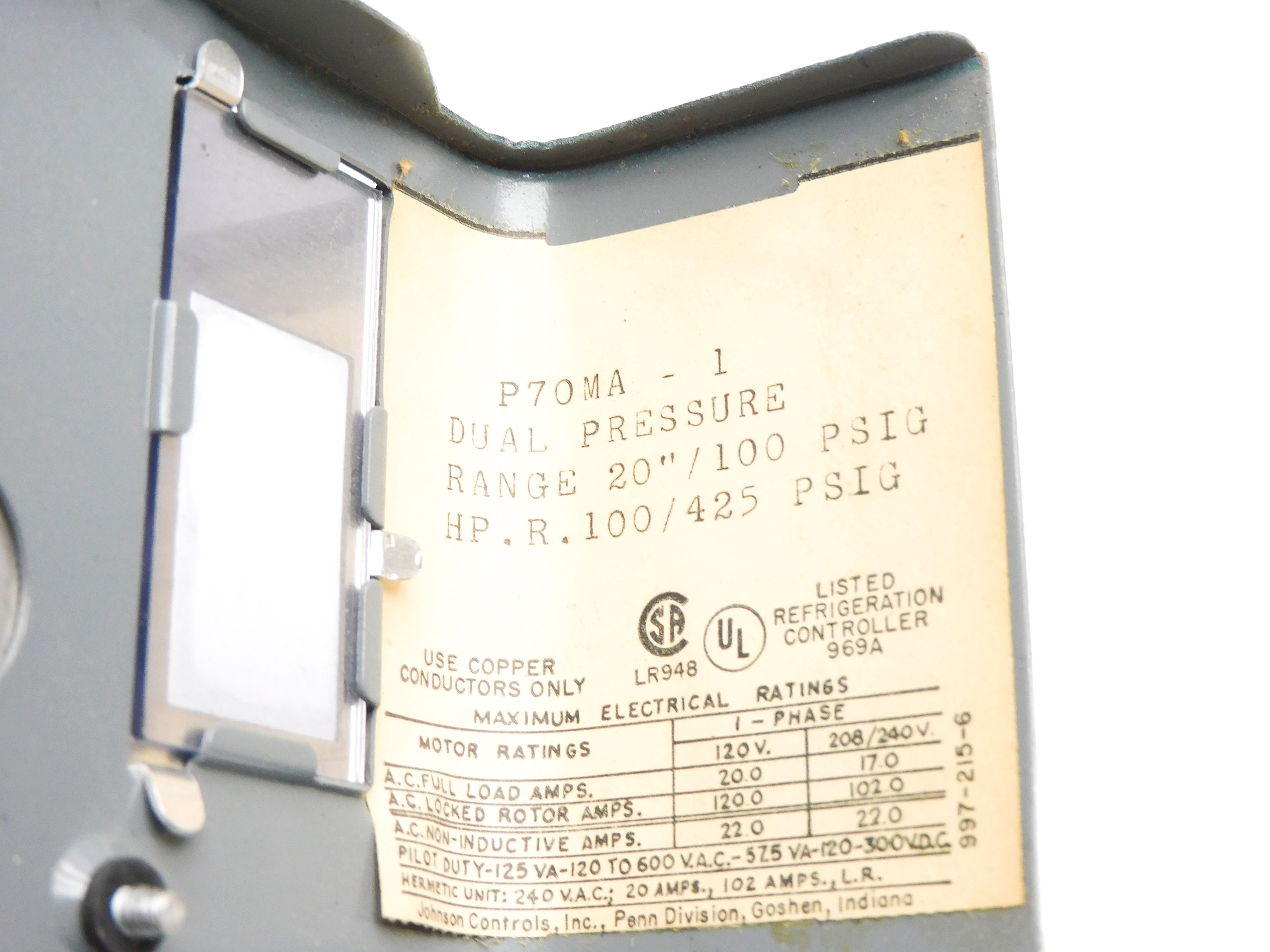 PENN P70MA-1 UNMP