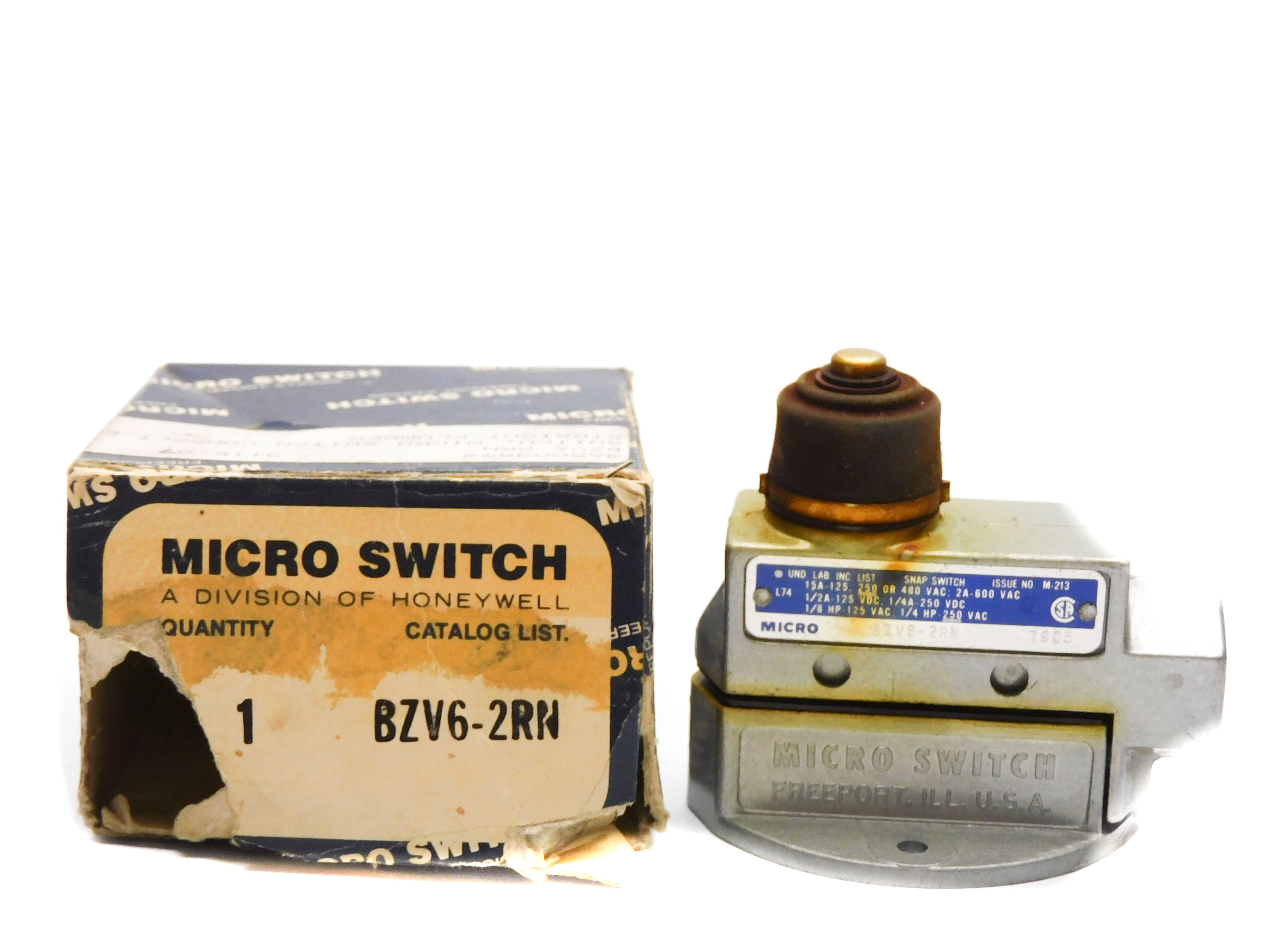 MICROSWITCH BZV6-2RN (GRAY) NSMP
