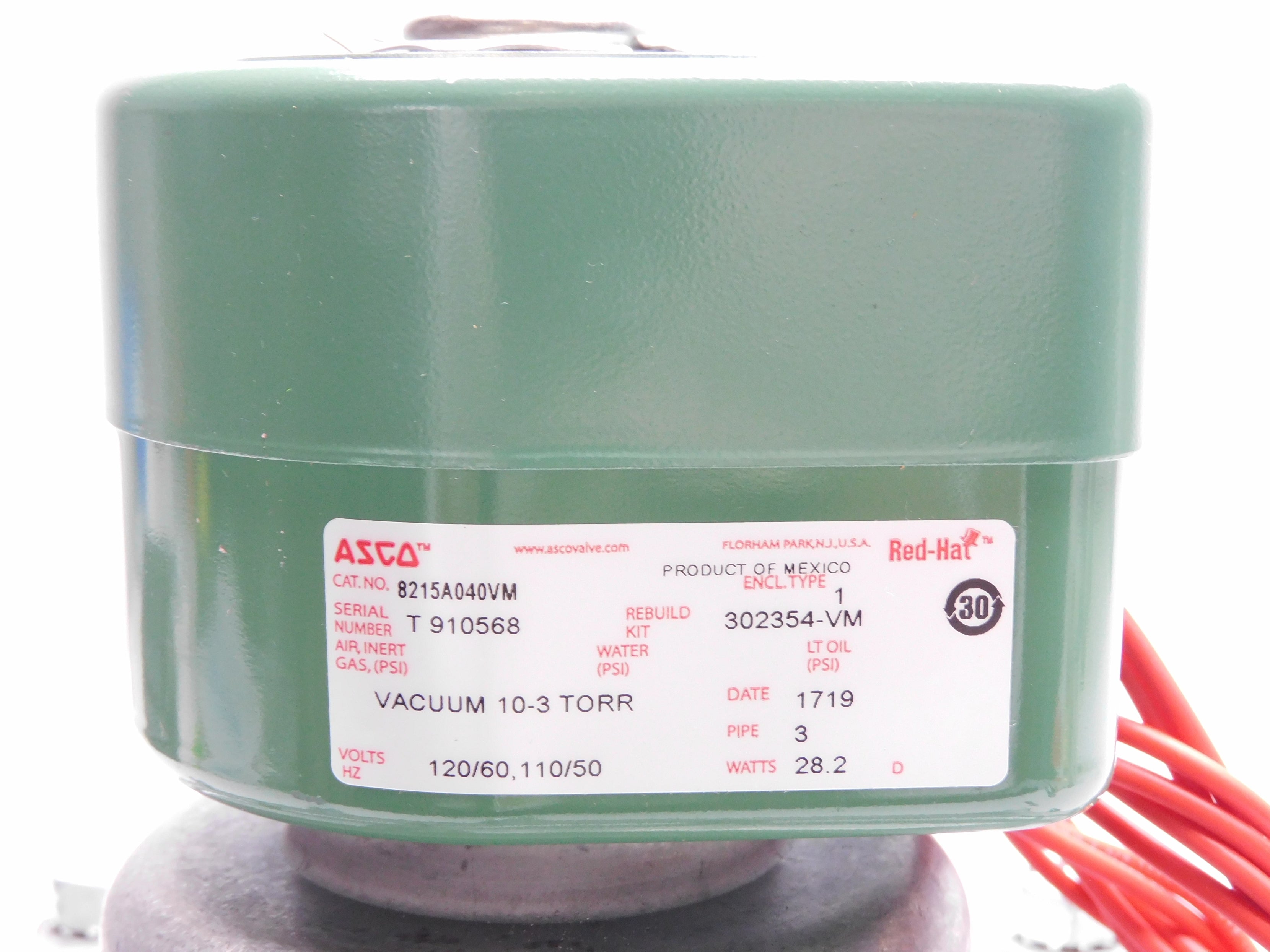 ASCO 8215A040VM 110/120V NSNP