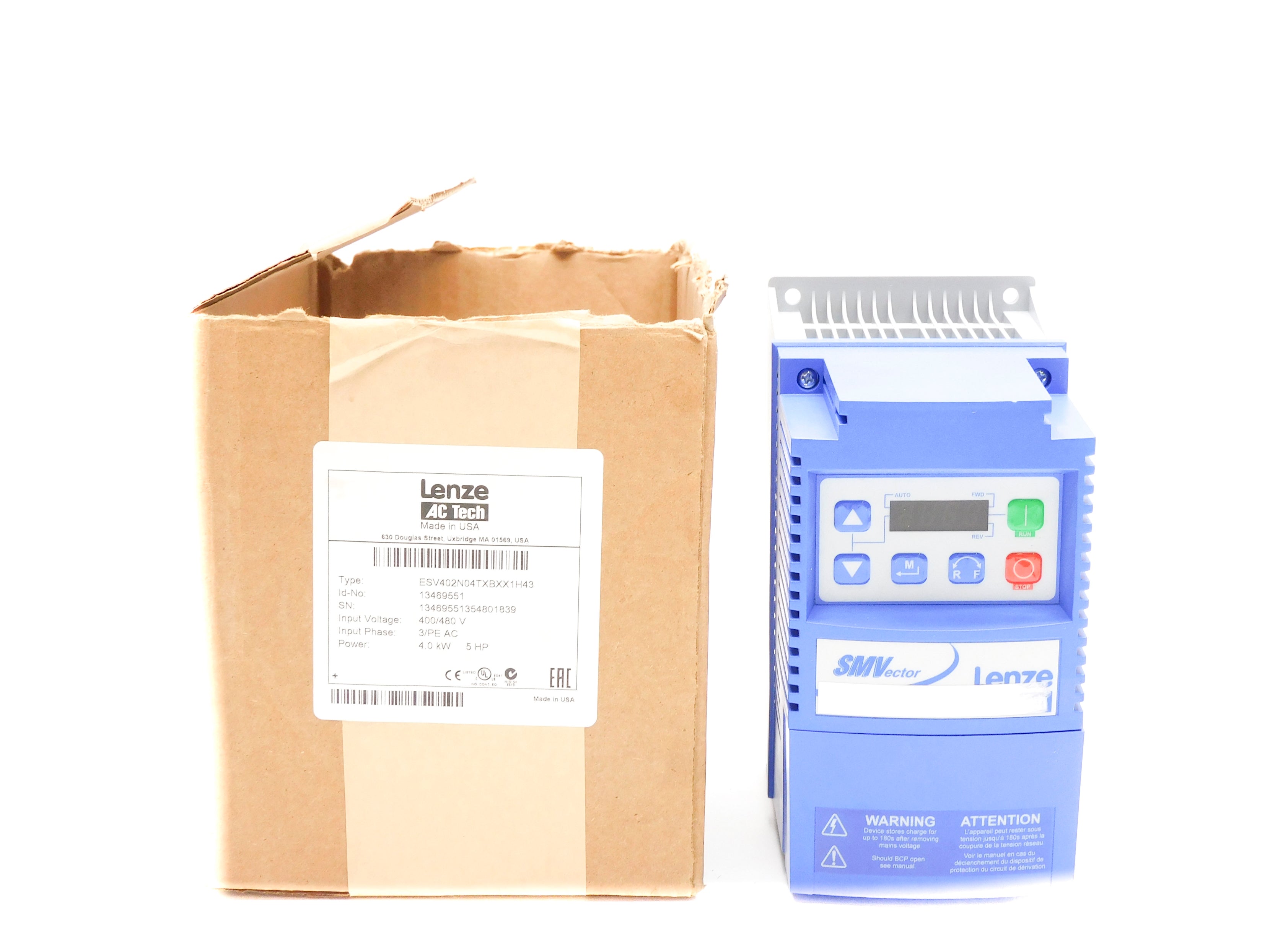 LENZE ESV402N04TXBXX1H43 (AS PICTURED) NSMP