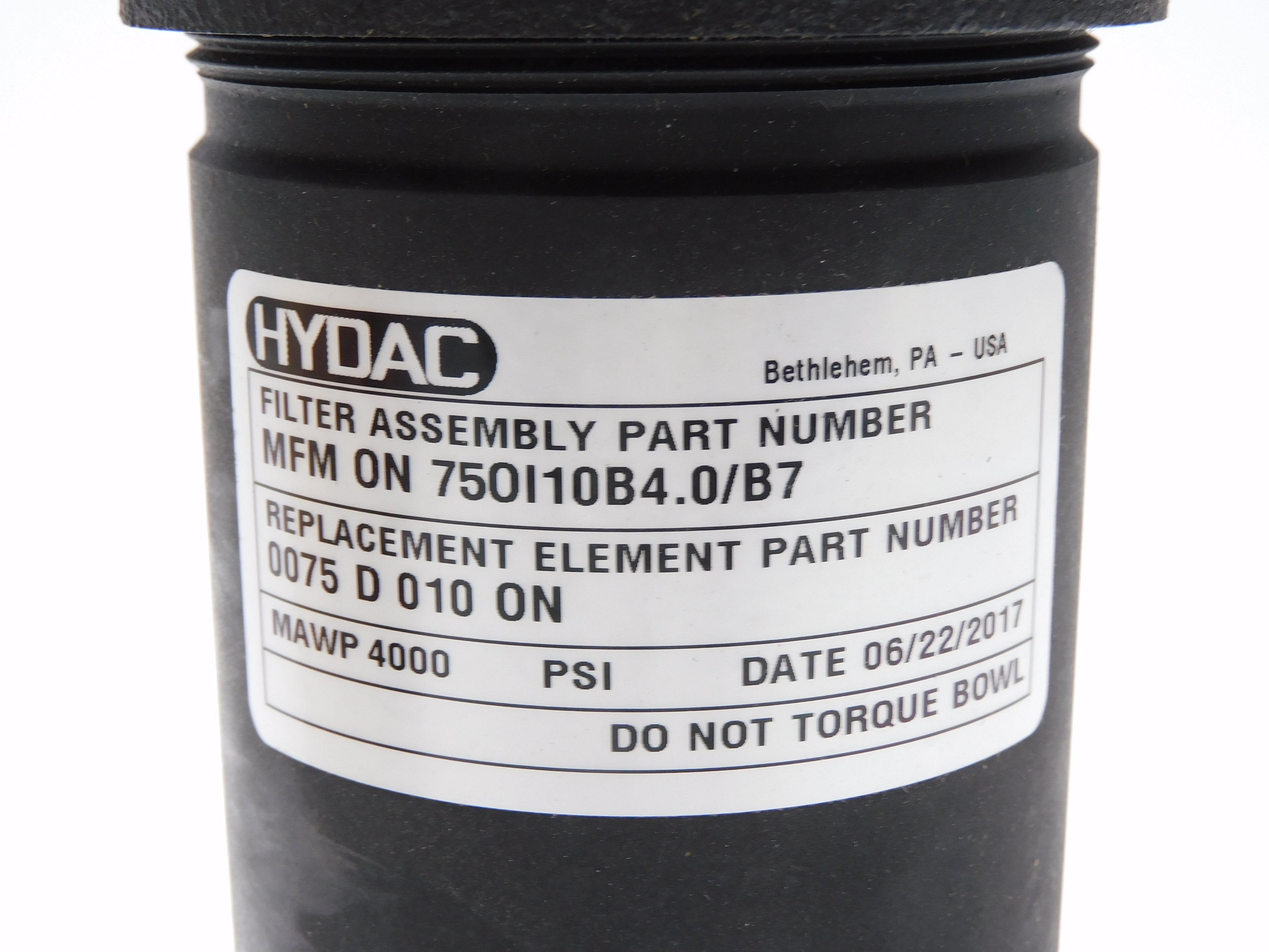 HYDAC 2079968 MFM0N750I10B4.0/B7 NSMP