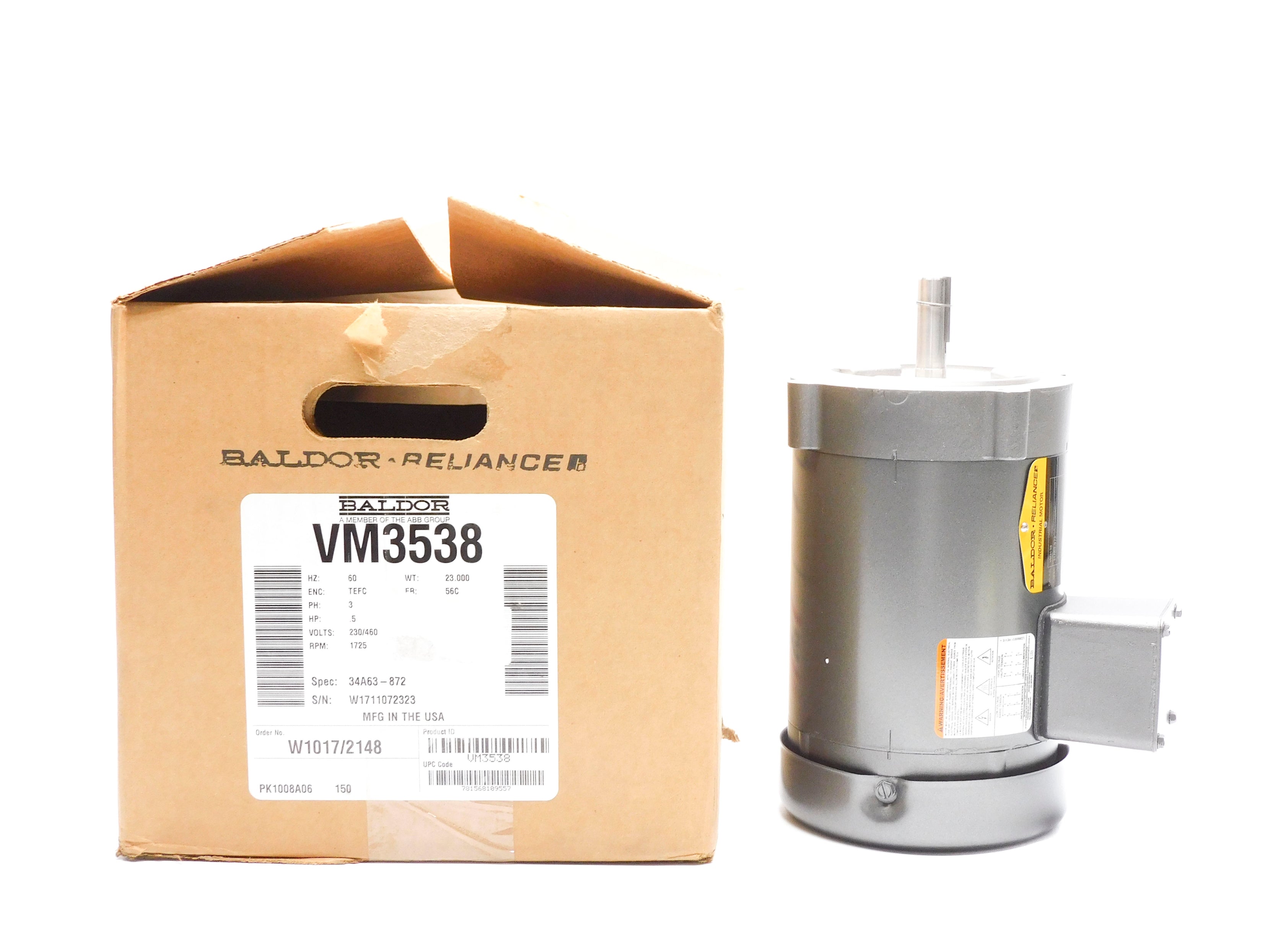 BALDOR VM3538 SER. F NSMP