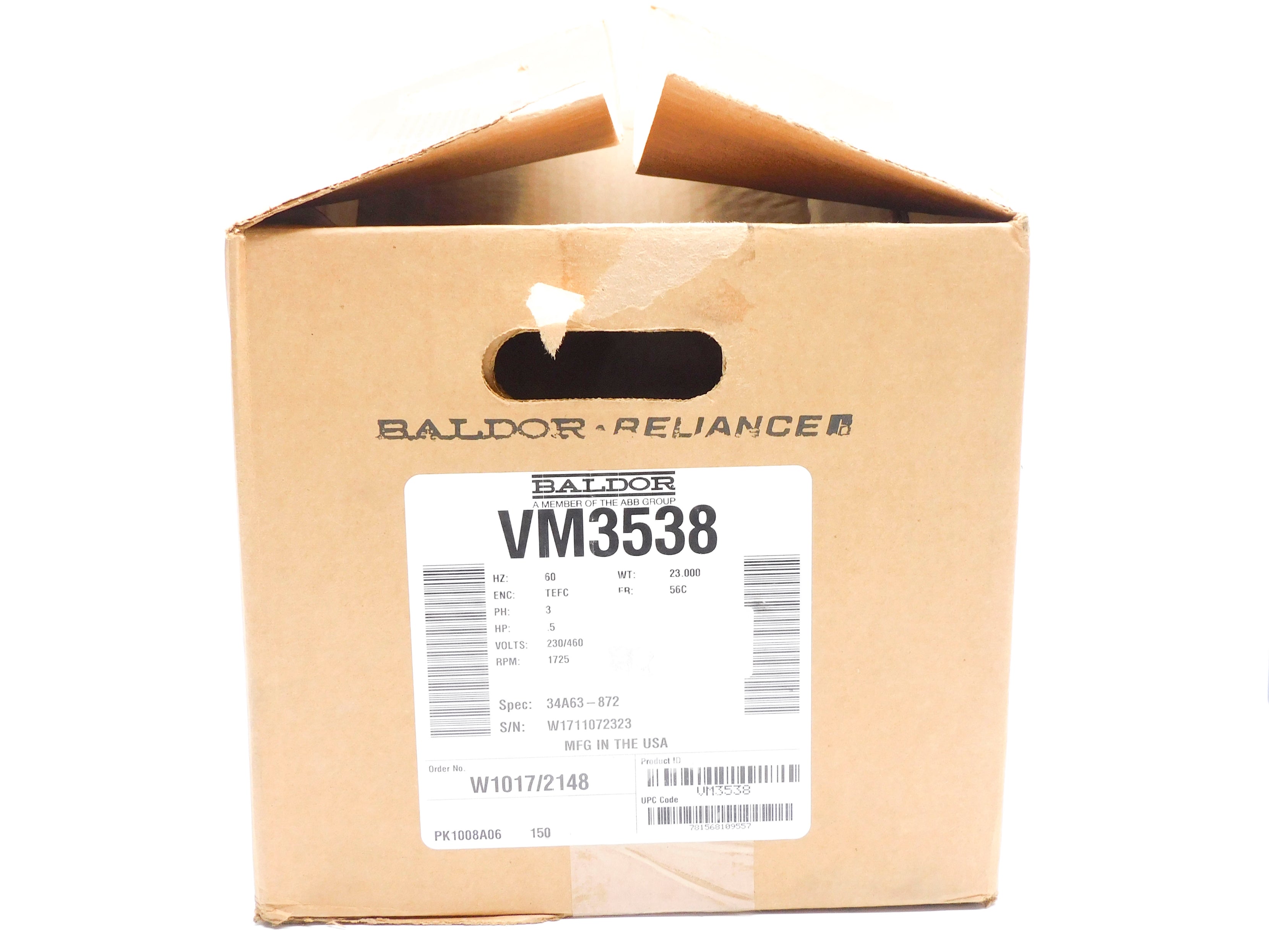 BALDOR VM3538 SER. F NSMP
