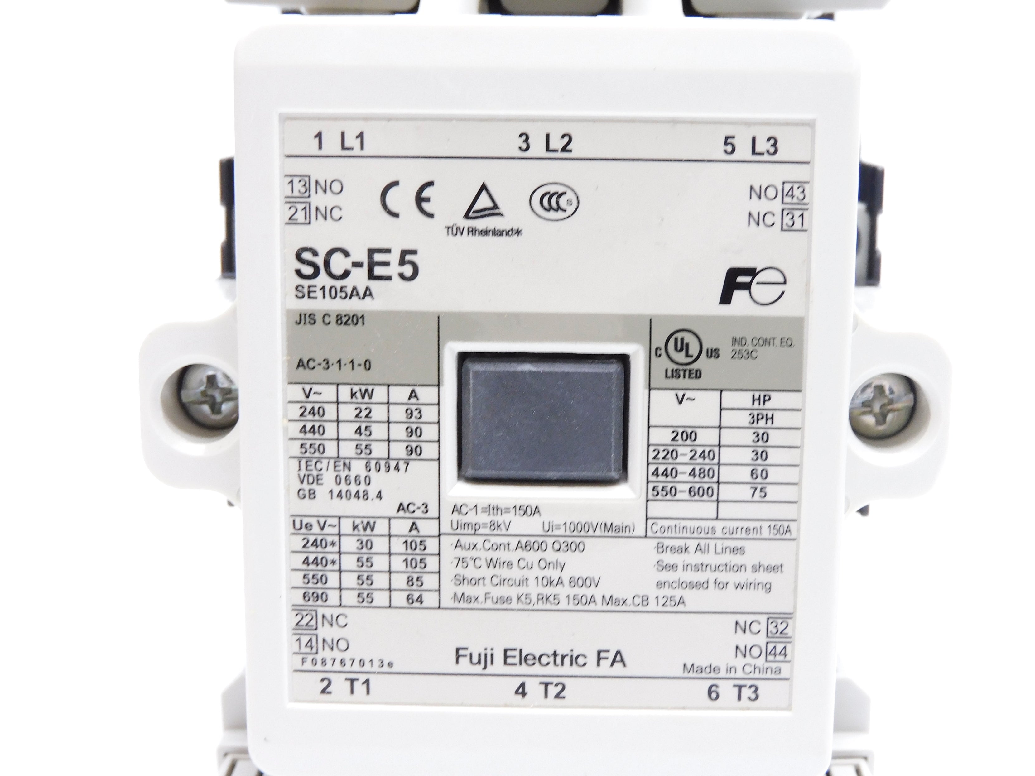 FUJI ELECTRIC SC-E5 SE105AA-E 24VDC NSMP