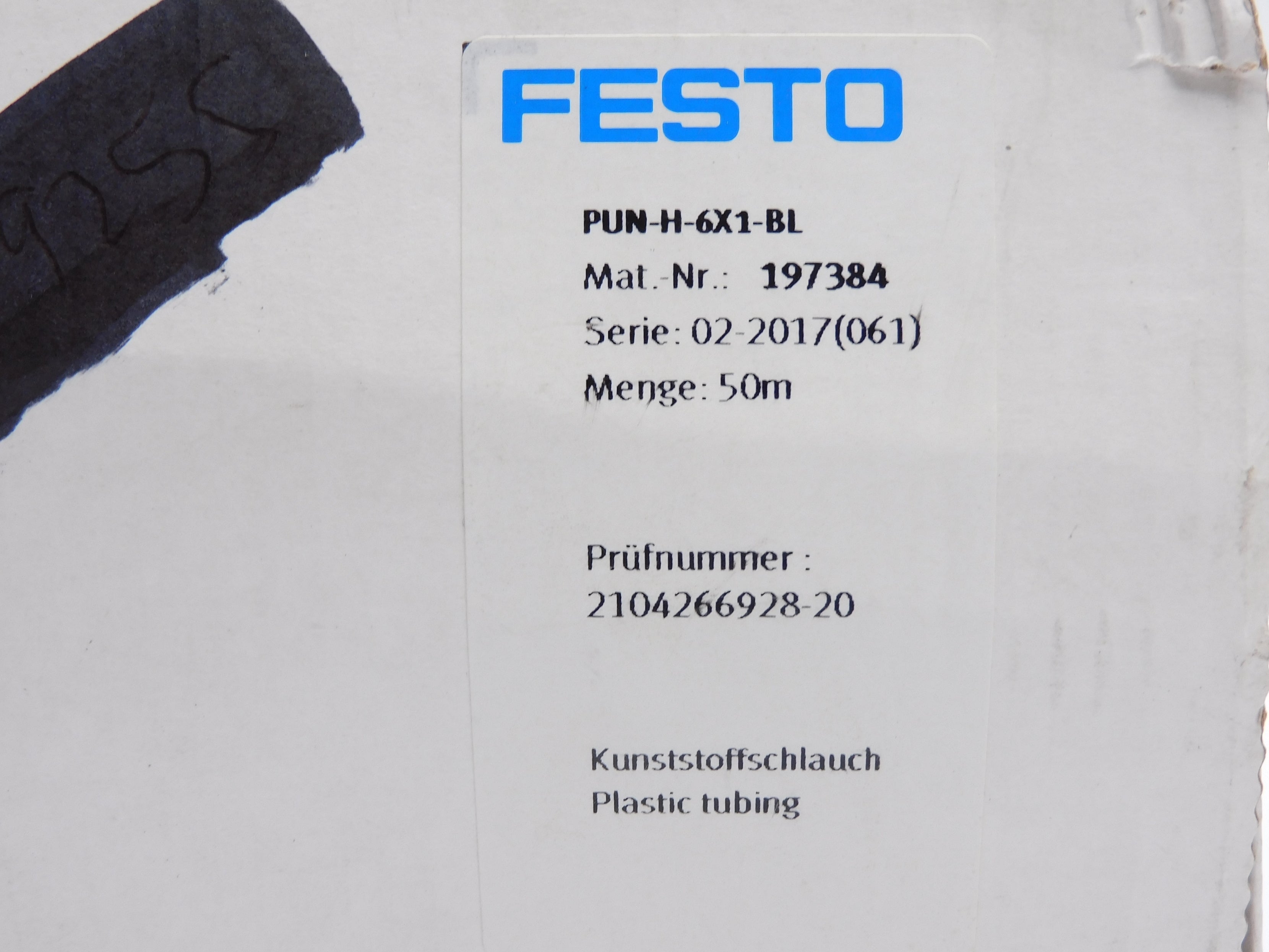 FESTO PUN-H-6X1-BL NSMP