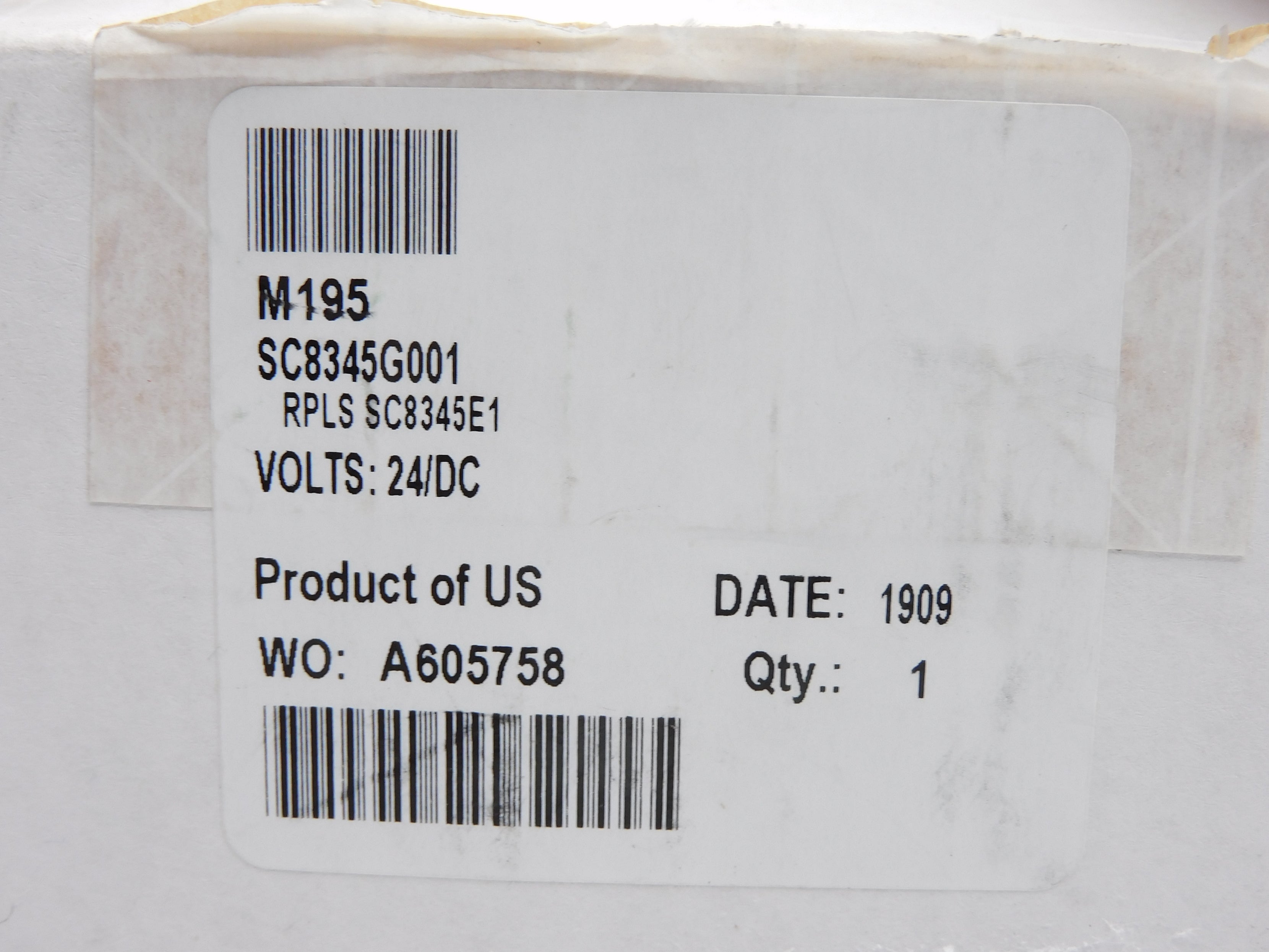 ASCO SC8345G001 24VDC 10-100PSI NSMP
