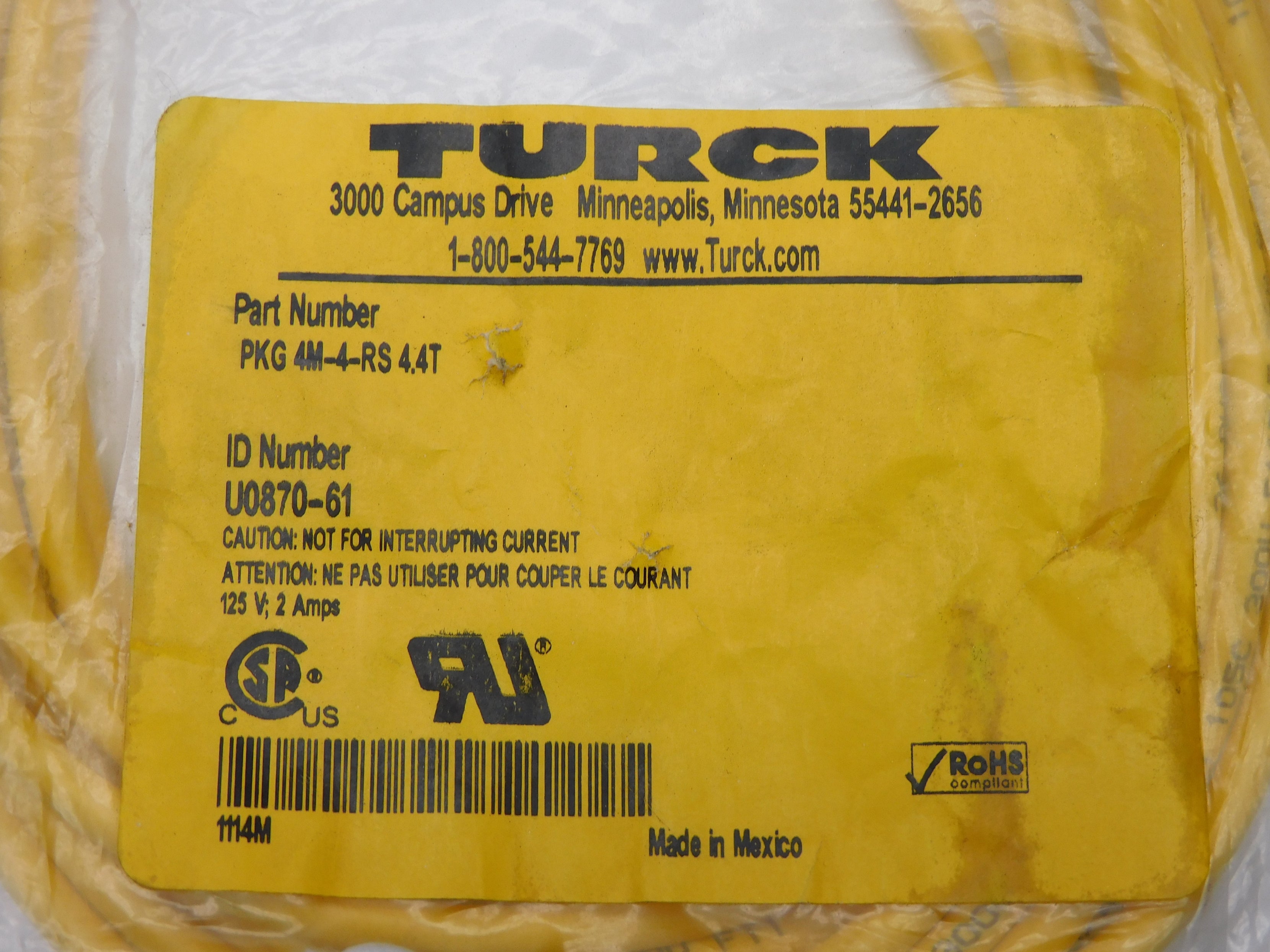 TURCK PKG4M-4-RS4.4T NSMP