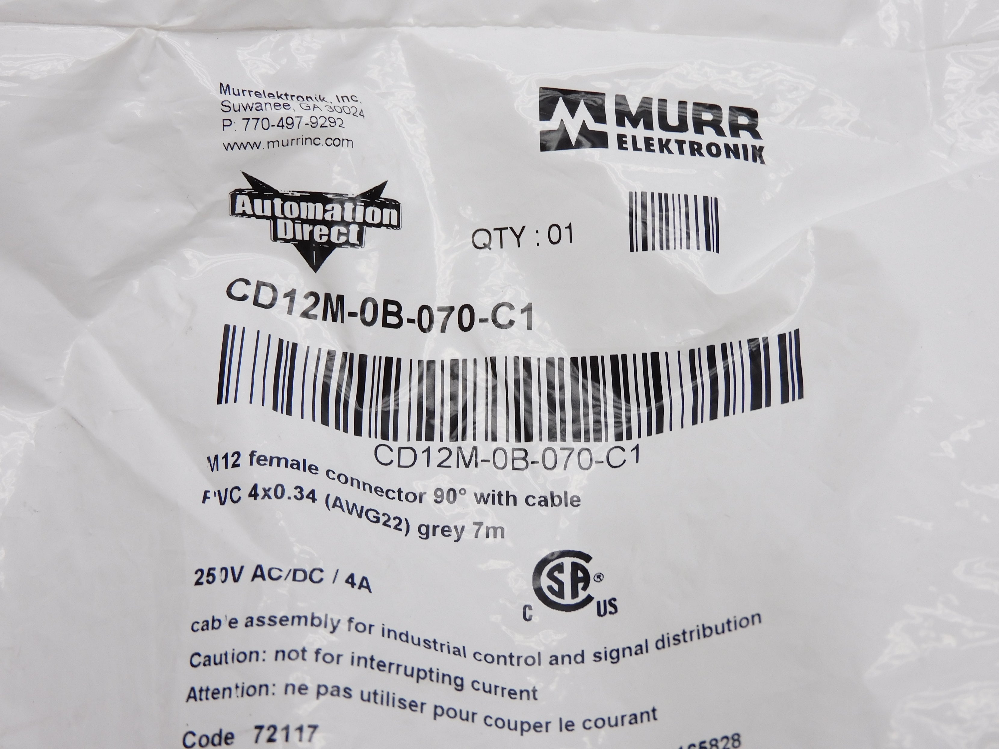AUTOMATION DIRECT CD12M-0B-070-C1 NSMP