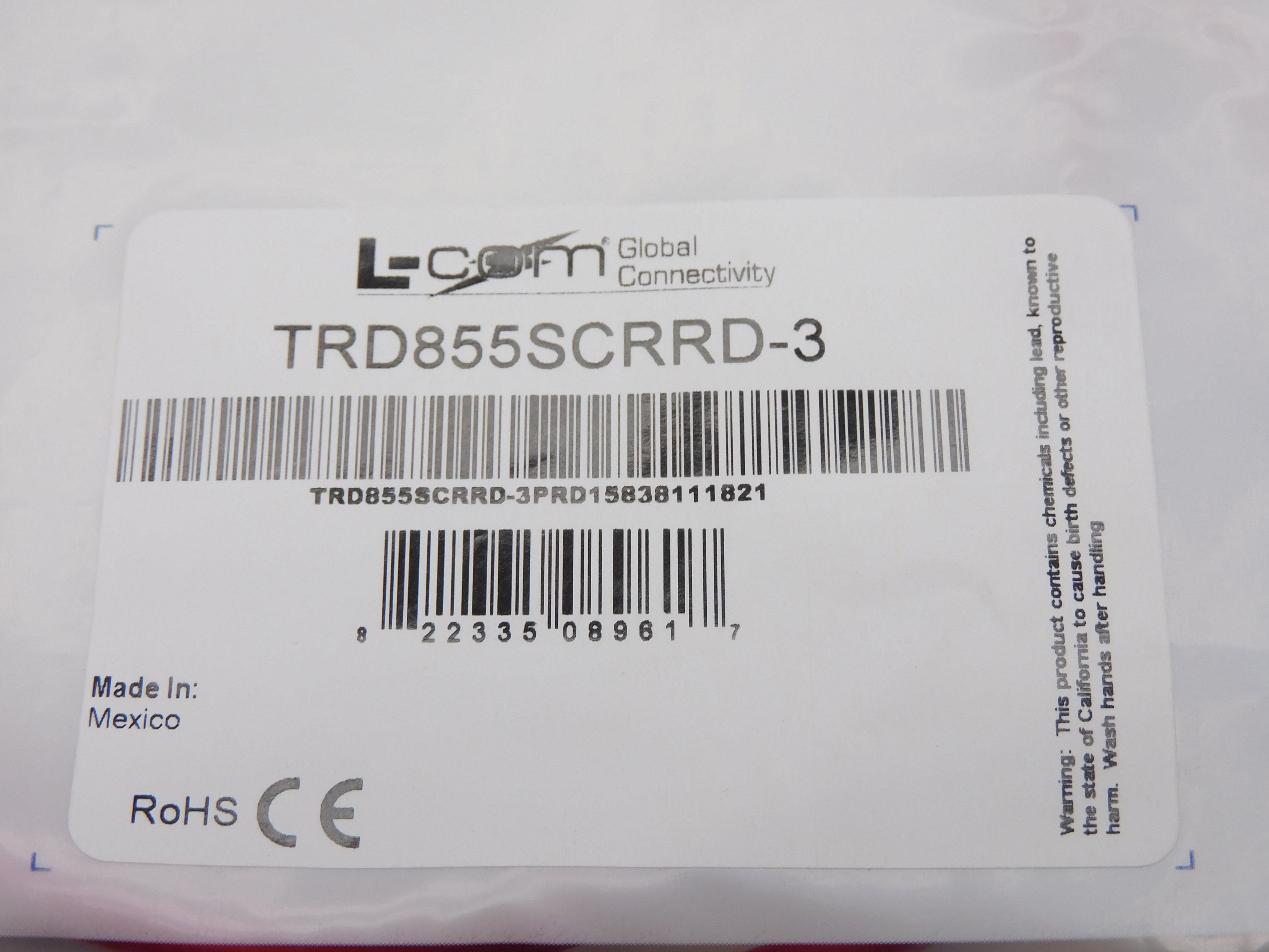 L-COM TRD855SCRRD-3 NSMP