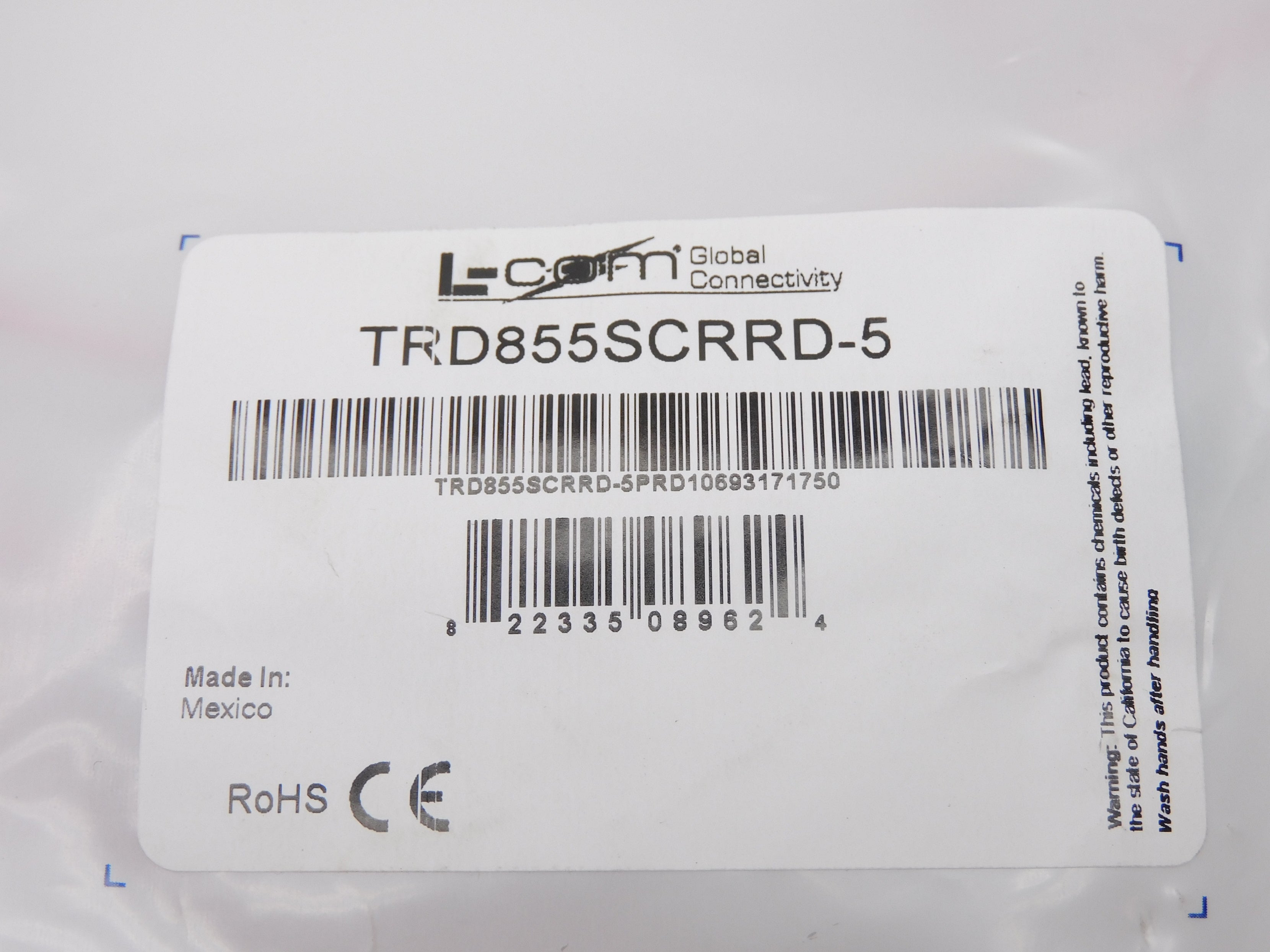 L-COM TRD855SCRRD-5 NSMP