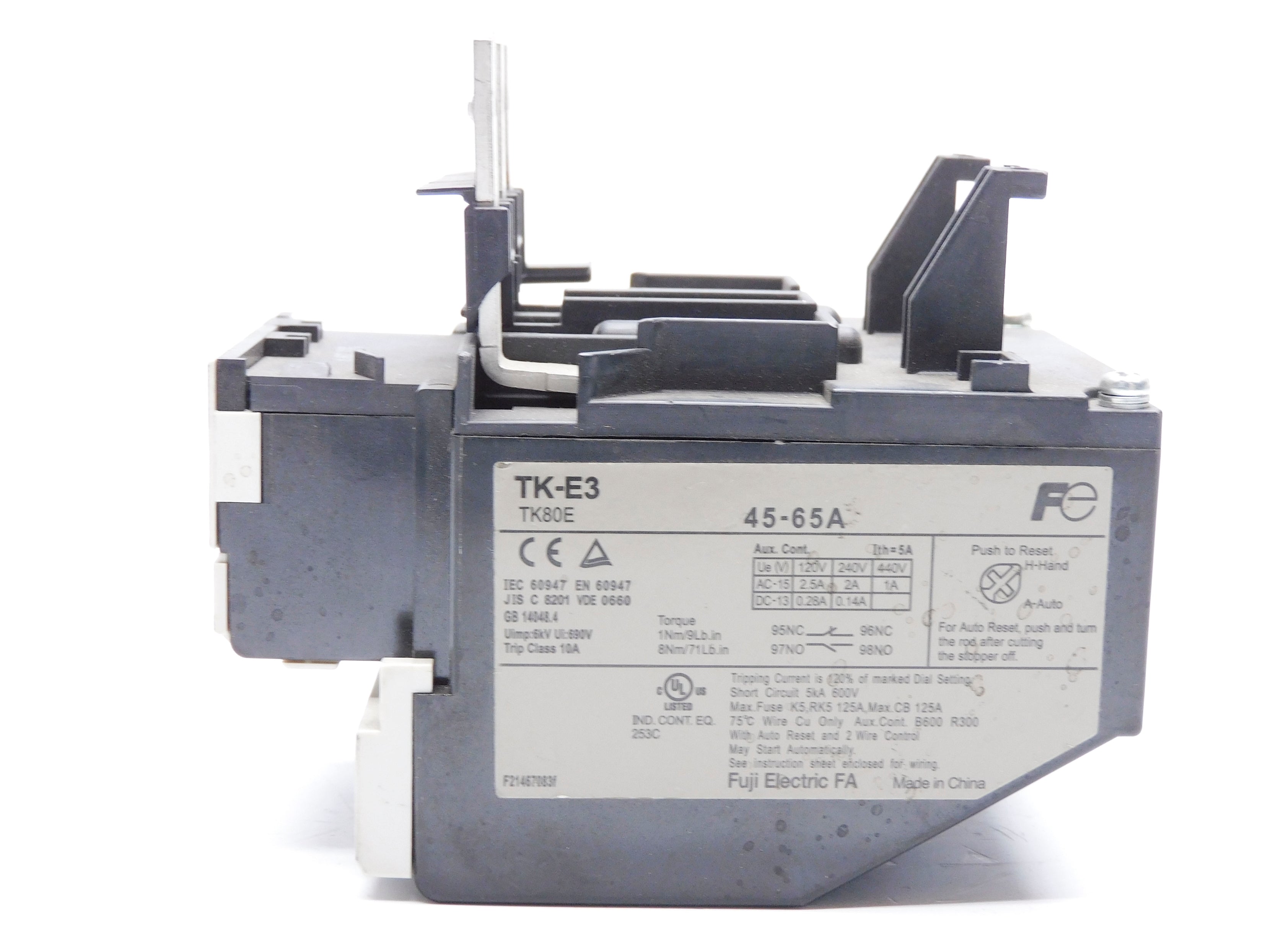 FUJI ELECTRIC TK-E3 TK80E 690V 45-65A UNMP