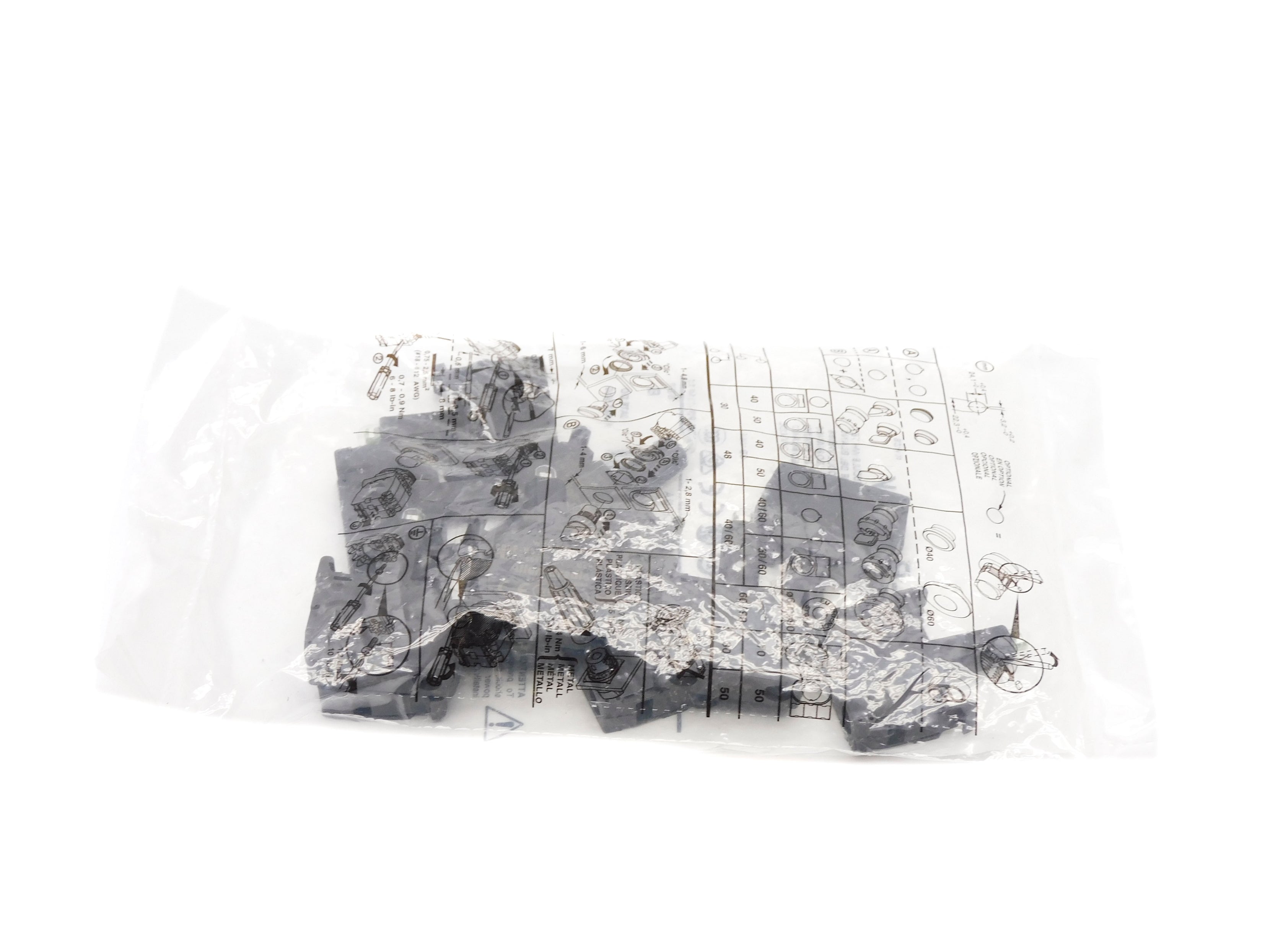 ALLEN BRADLEY 800F-N3W SER. B (PKG OF 10) (WH) NSMP