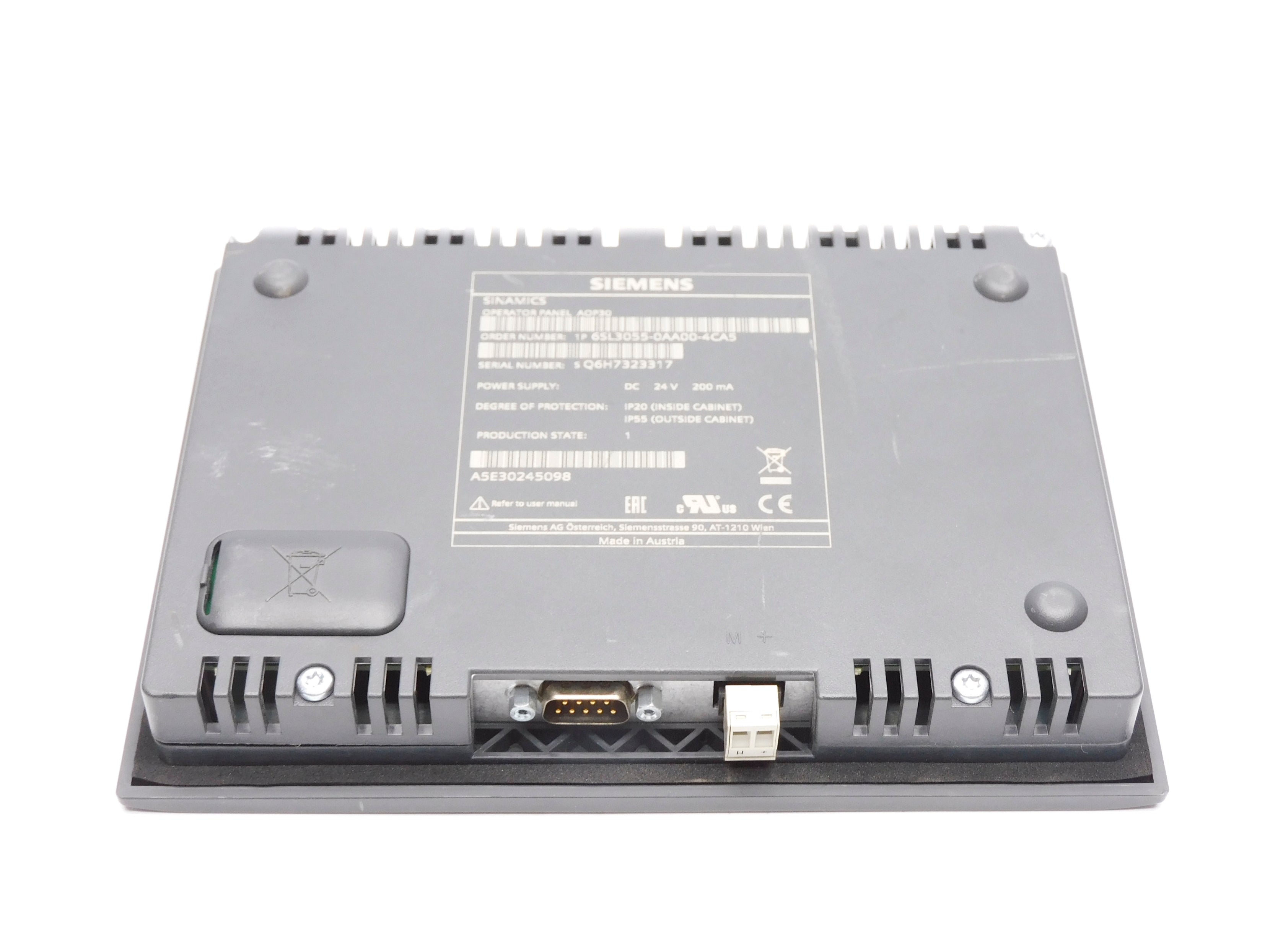 SIEMENS 6SL3055-0AA00-4CA5 (AS PICTURED) NSNP