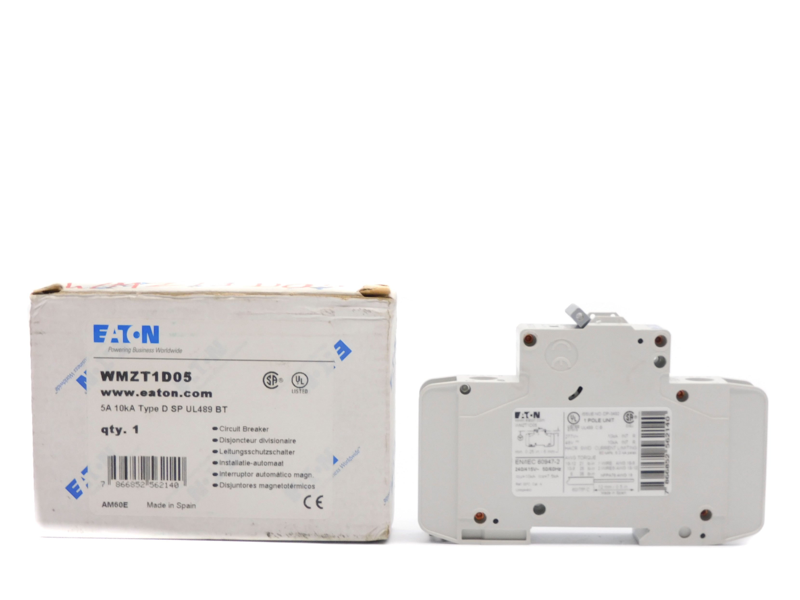 EATON WMZT1D05 5A 48/277V NSMP