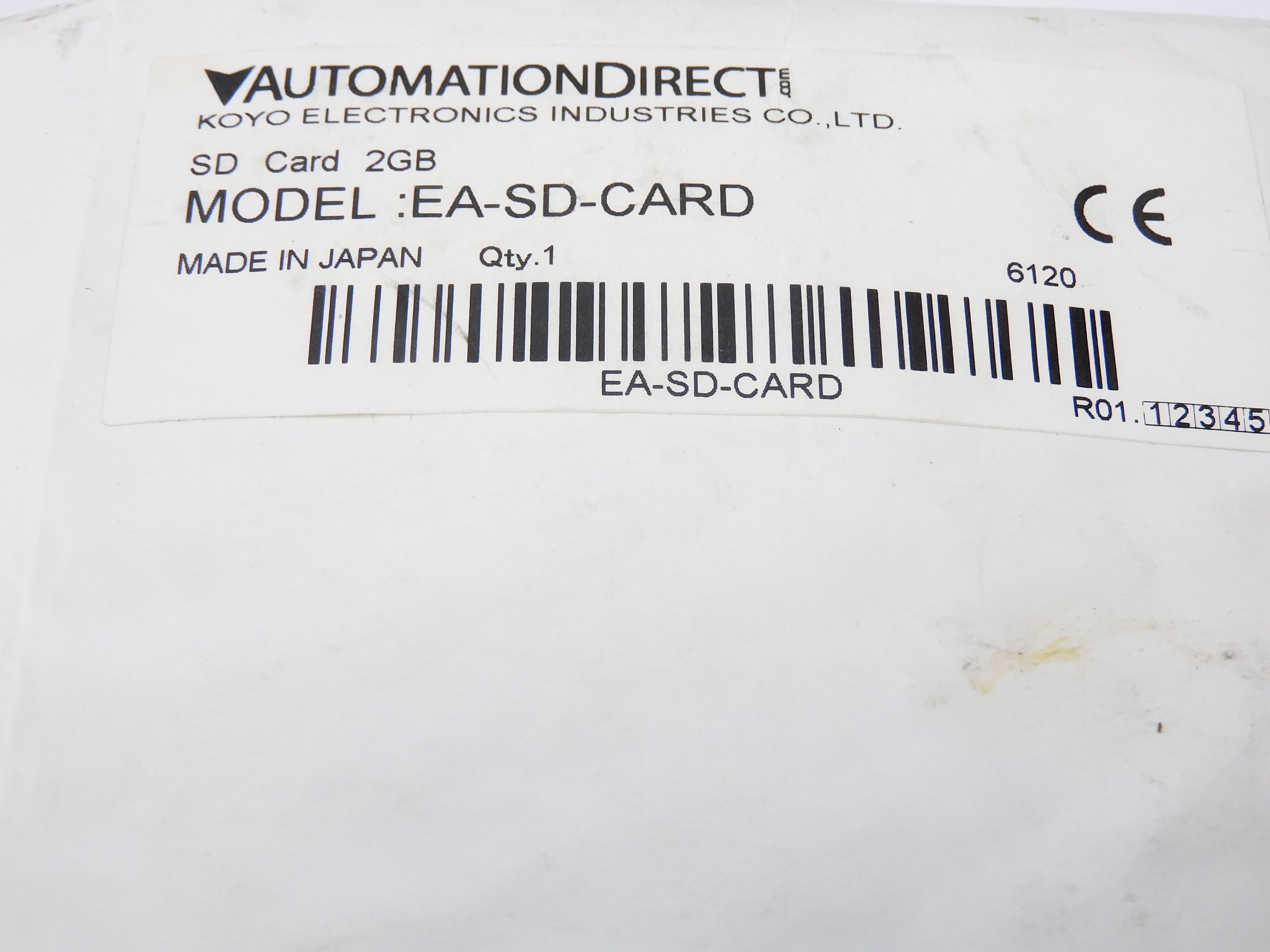 KOYO ELECTRONICS EA-SD-CARD NSFS