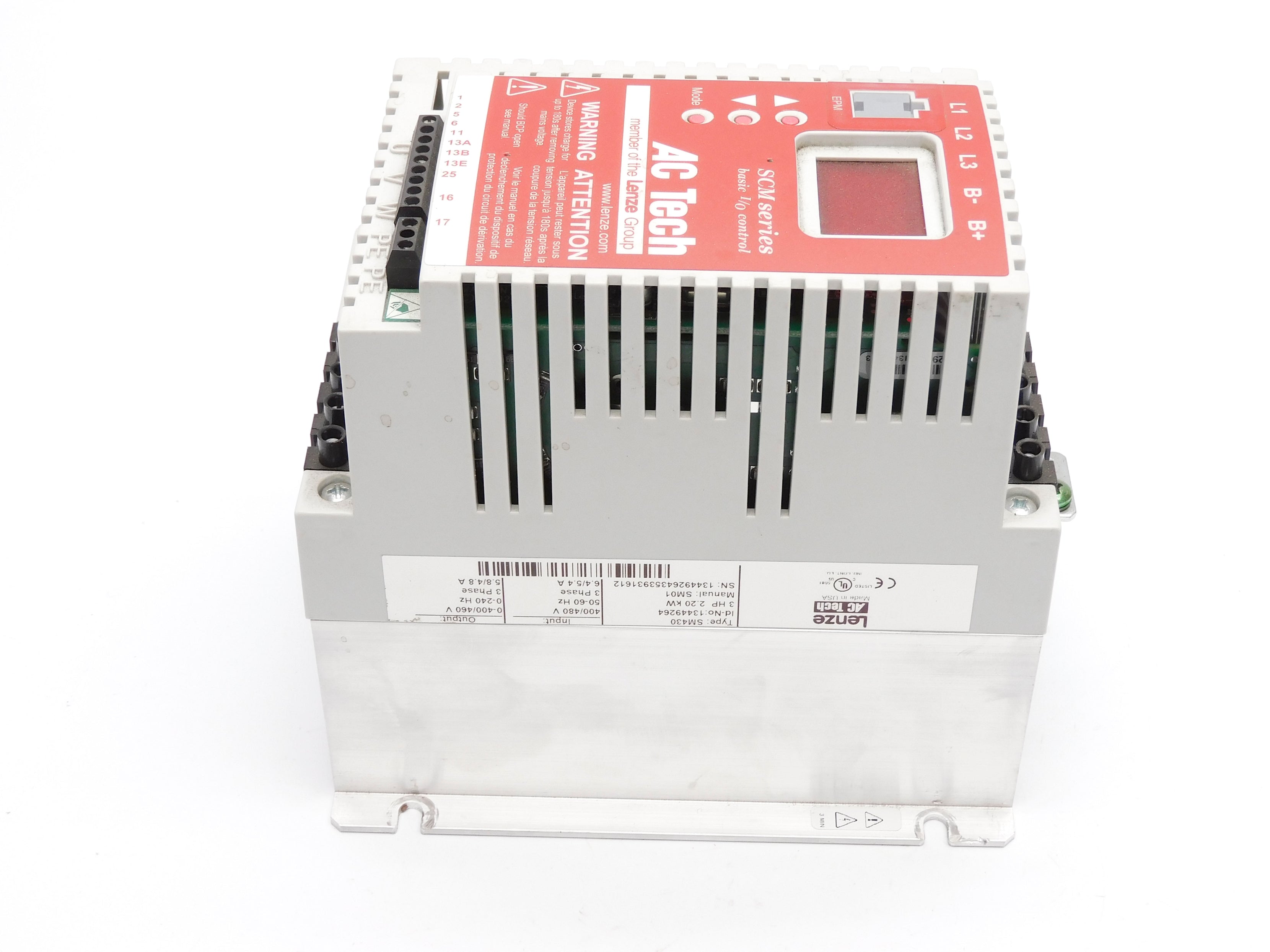 LENZE SM430 400/480V 6.4/5.4A UNMP