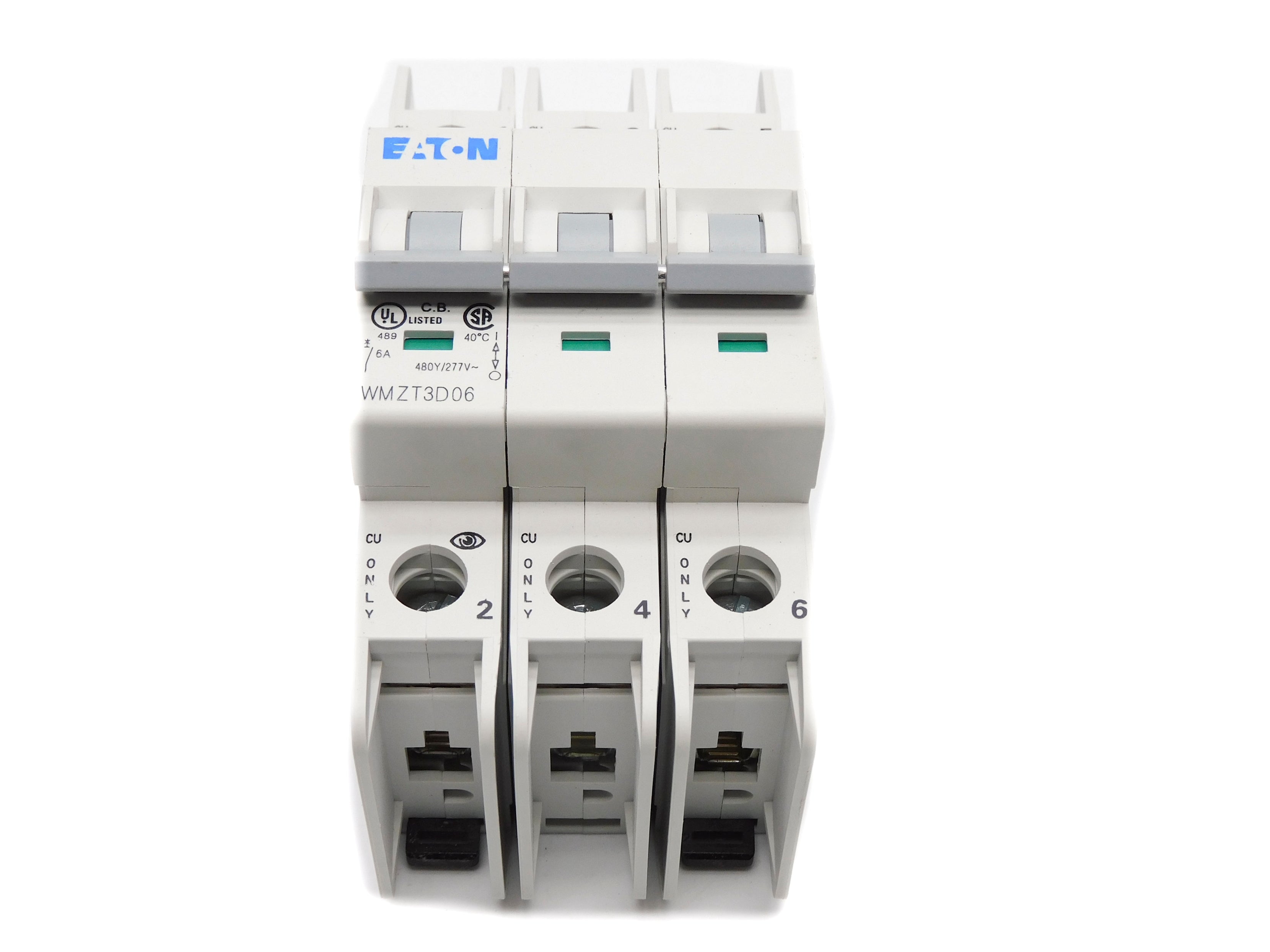 EATON WMZT3D06 6A 480/277V NSMP