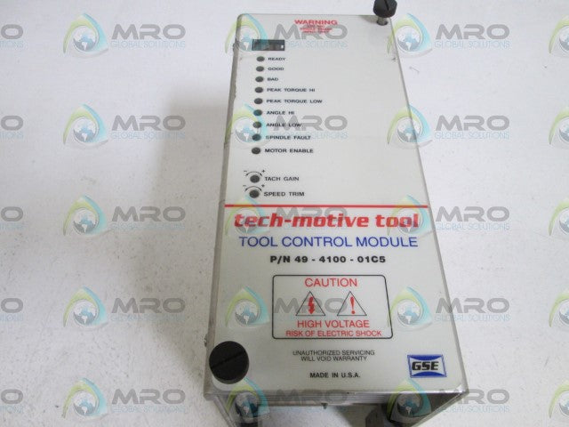 TECH-MOTIVE TOOL CONTROL MODULE 49-4100-01C5  RV: B/E *USED*