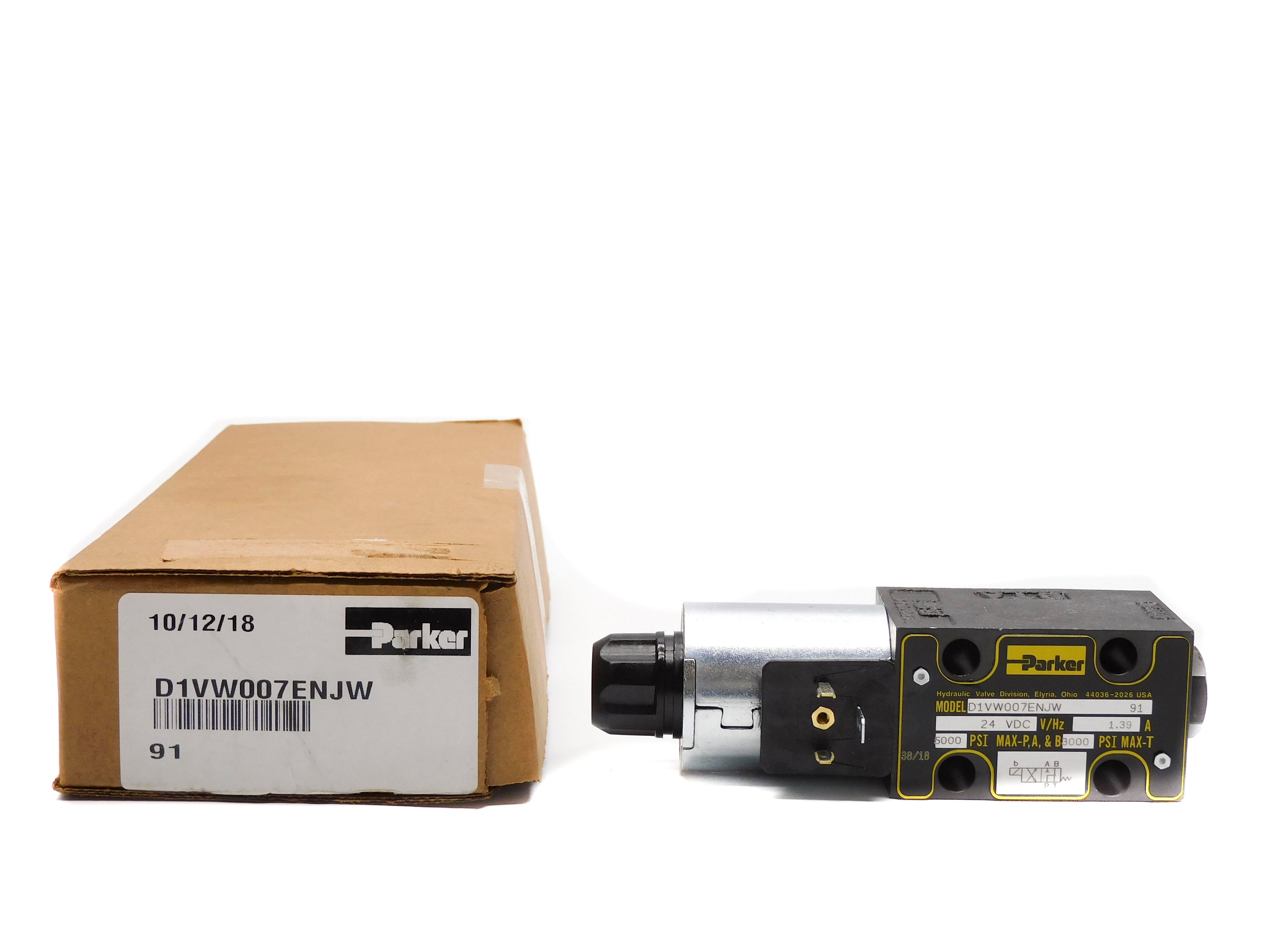 PARKER D1VW007ENJW 24VDC 5000PSI NSMP