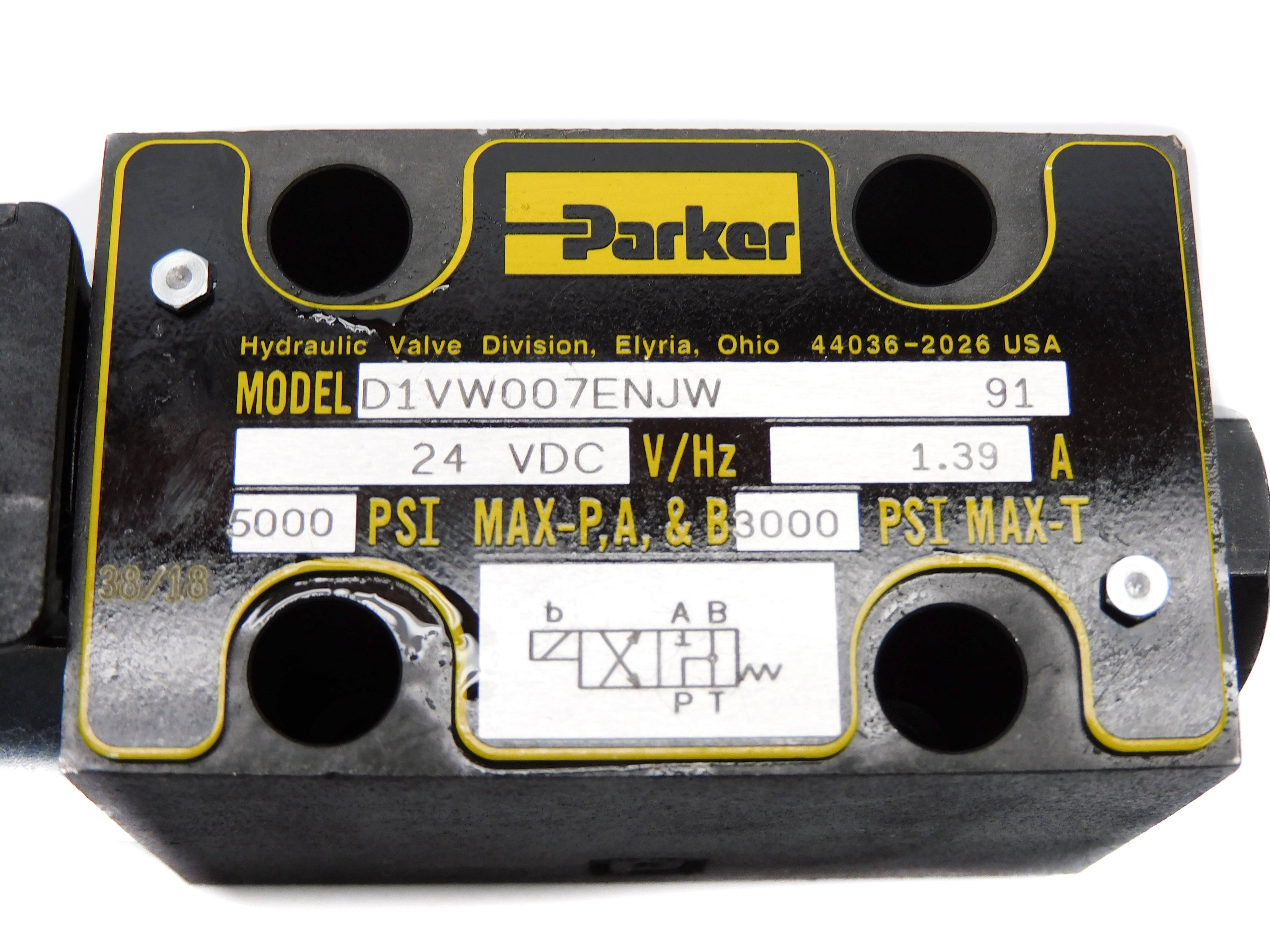 PARKER D1VW007ENJW 24VDC 5000PSI NSMP