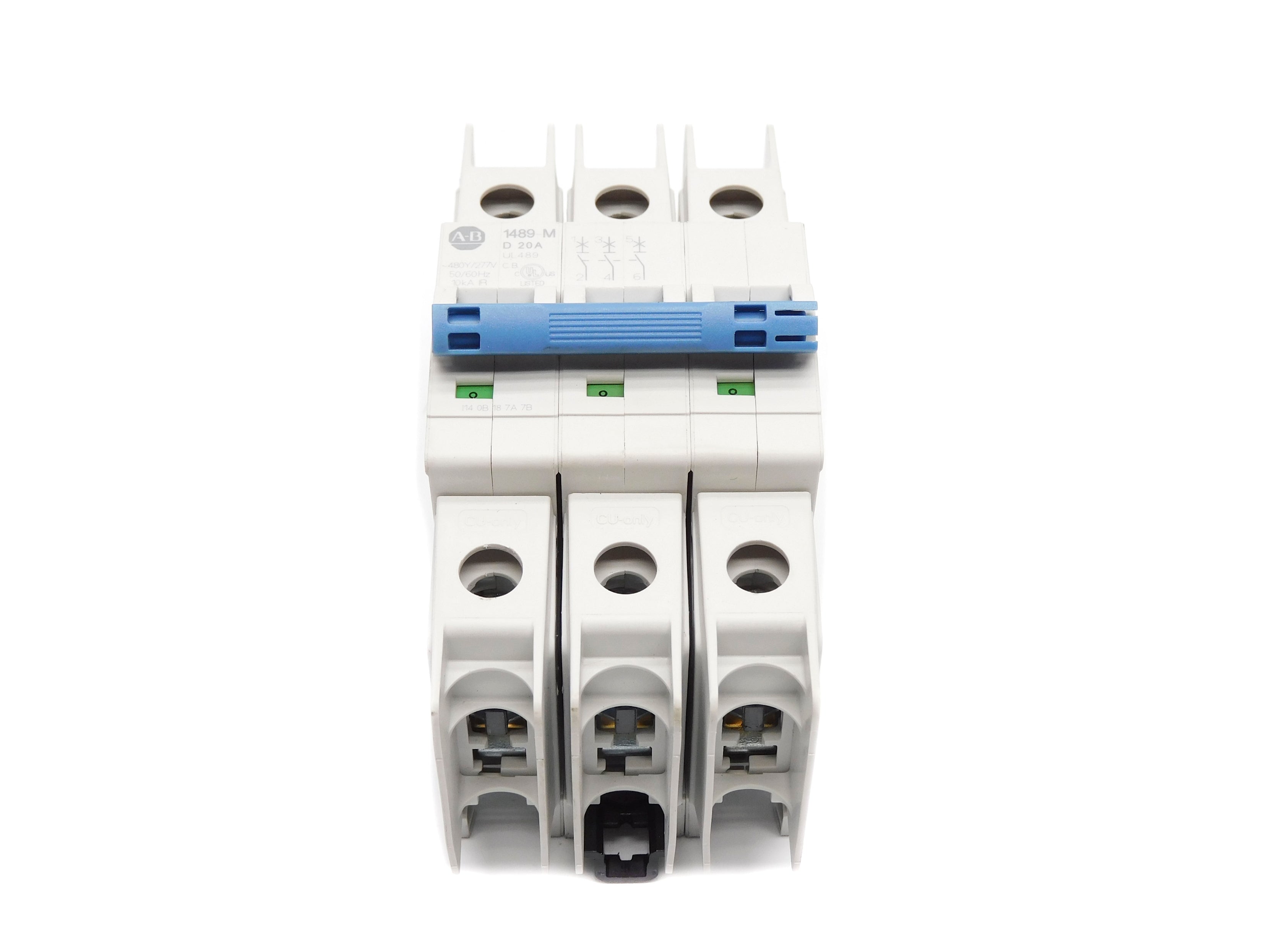 ALLEN BRADLEY 1489-M3D200 SER. D 20A 480/277V NSNP